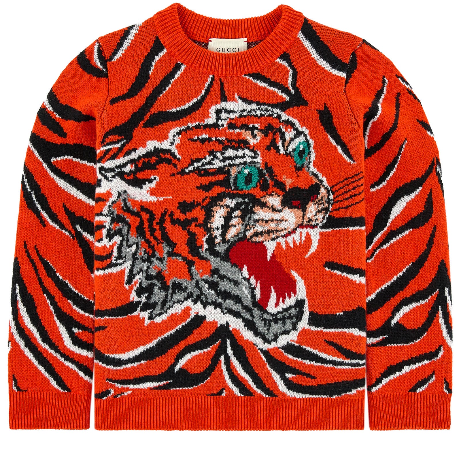 Boys & Girls Tangelo Wool Sweater