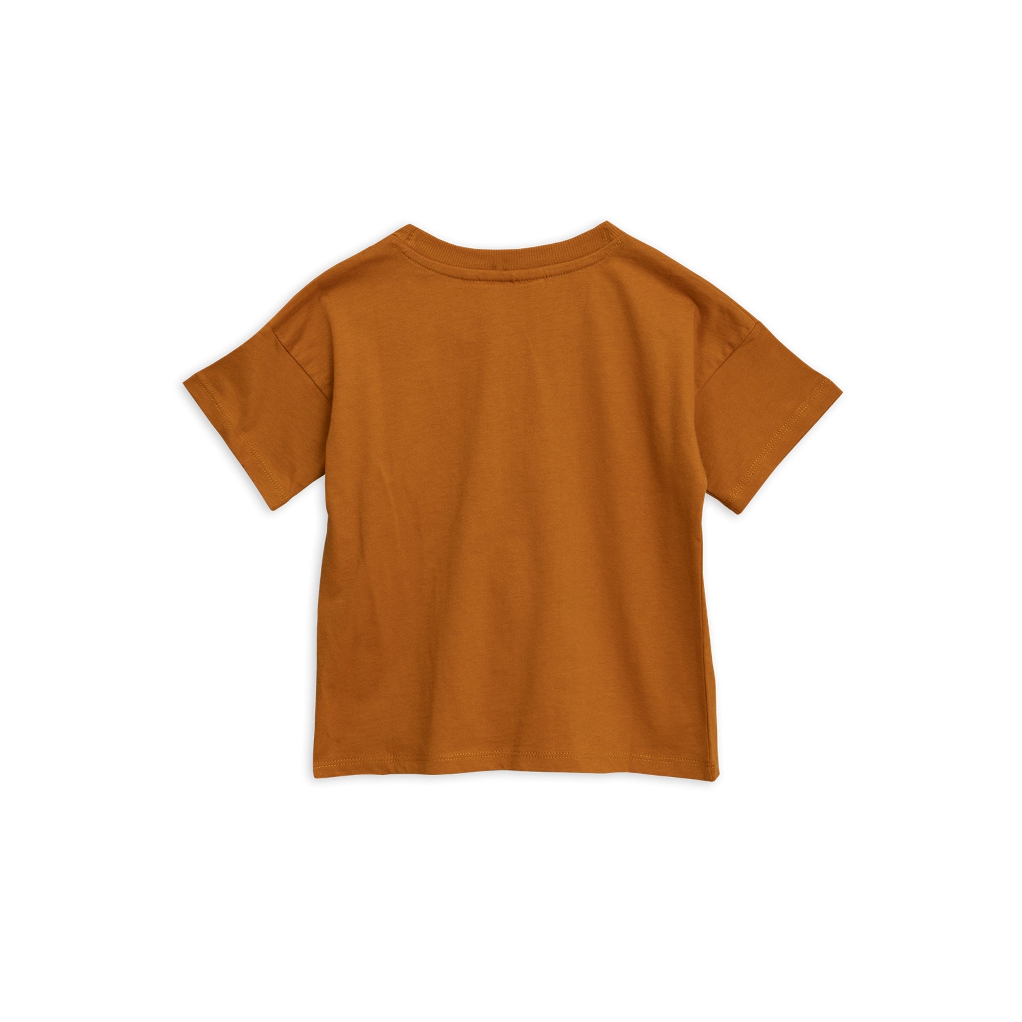 Boys Brown Crocco Organic Cotton T-shirt