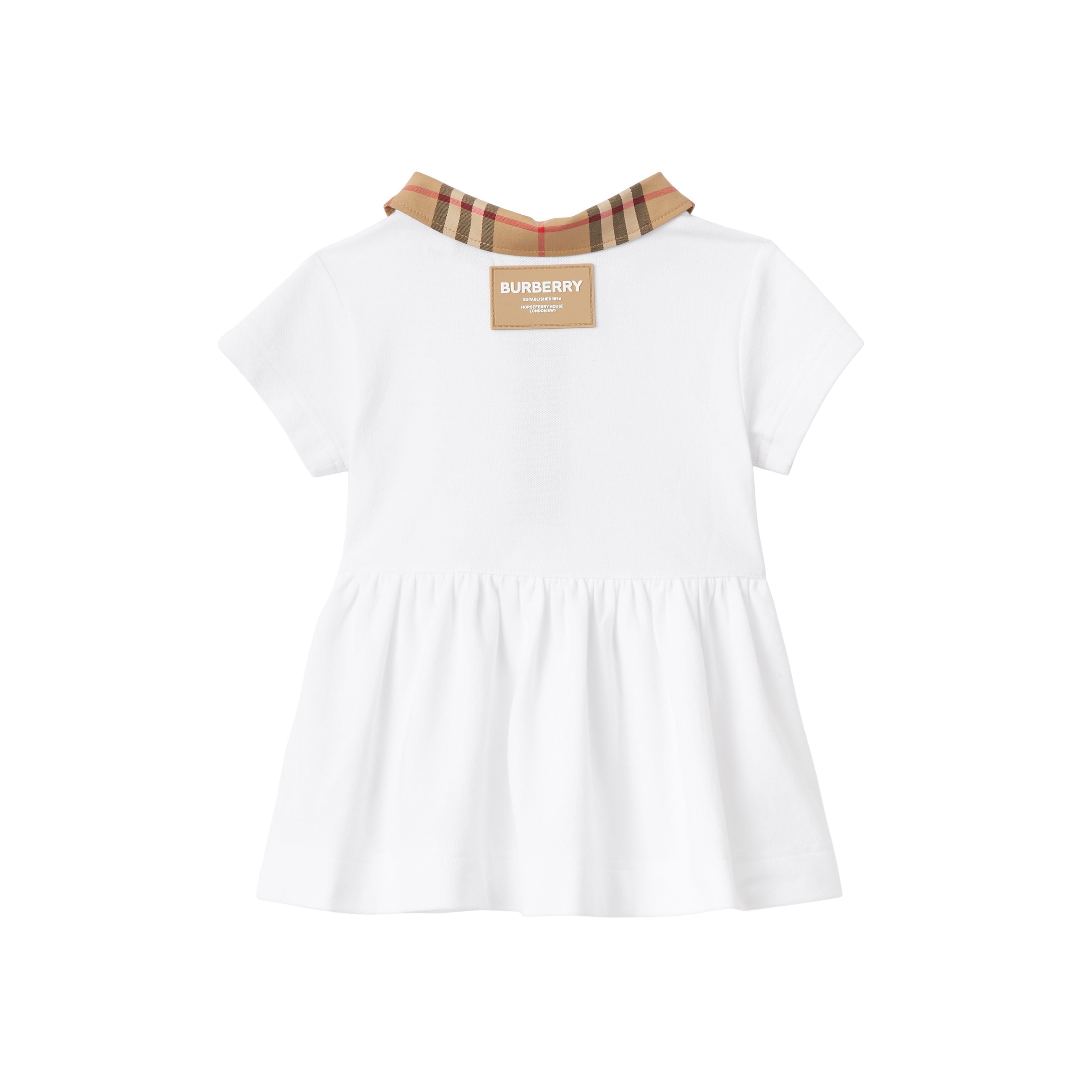 Baby Girls White Cotton Dress Set