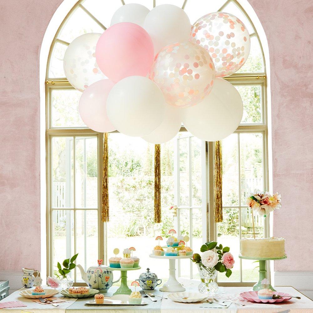 Pink Balloon Cloud Kit (14 Balloons)