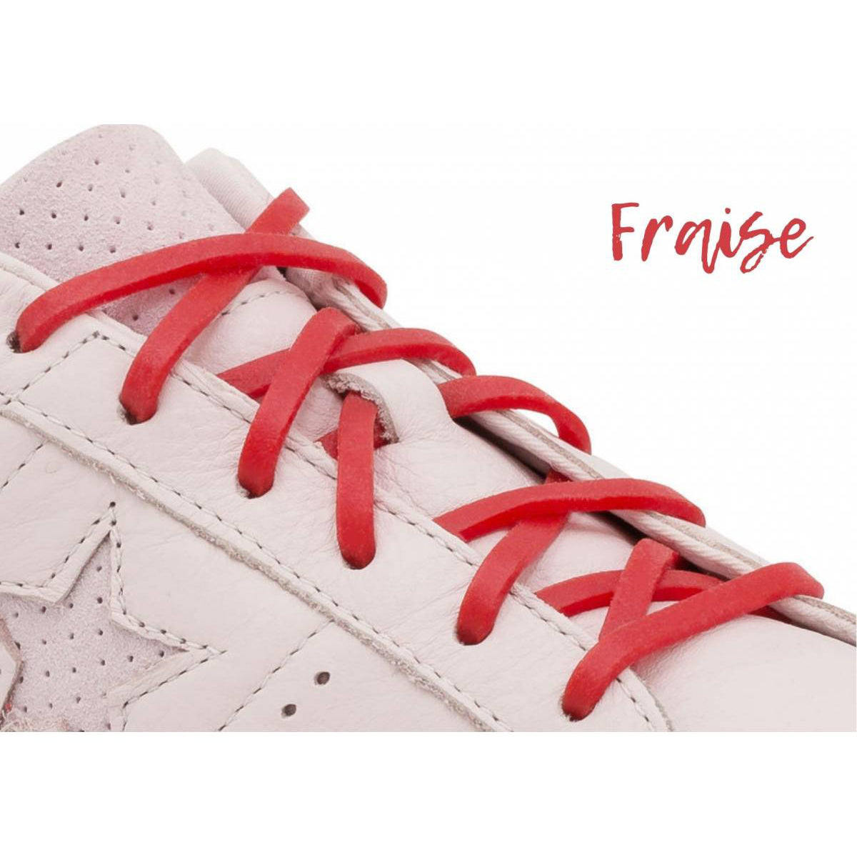 Boys & Girls Red Silicone Shoelace