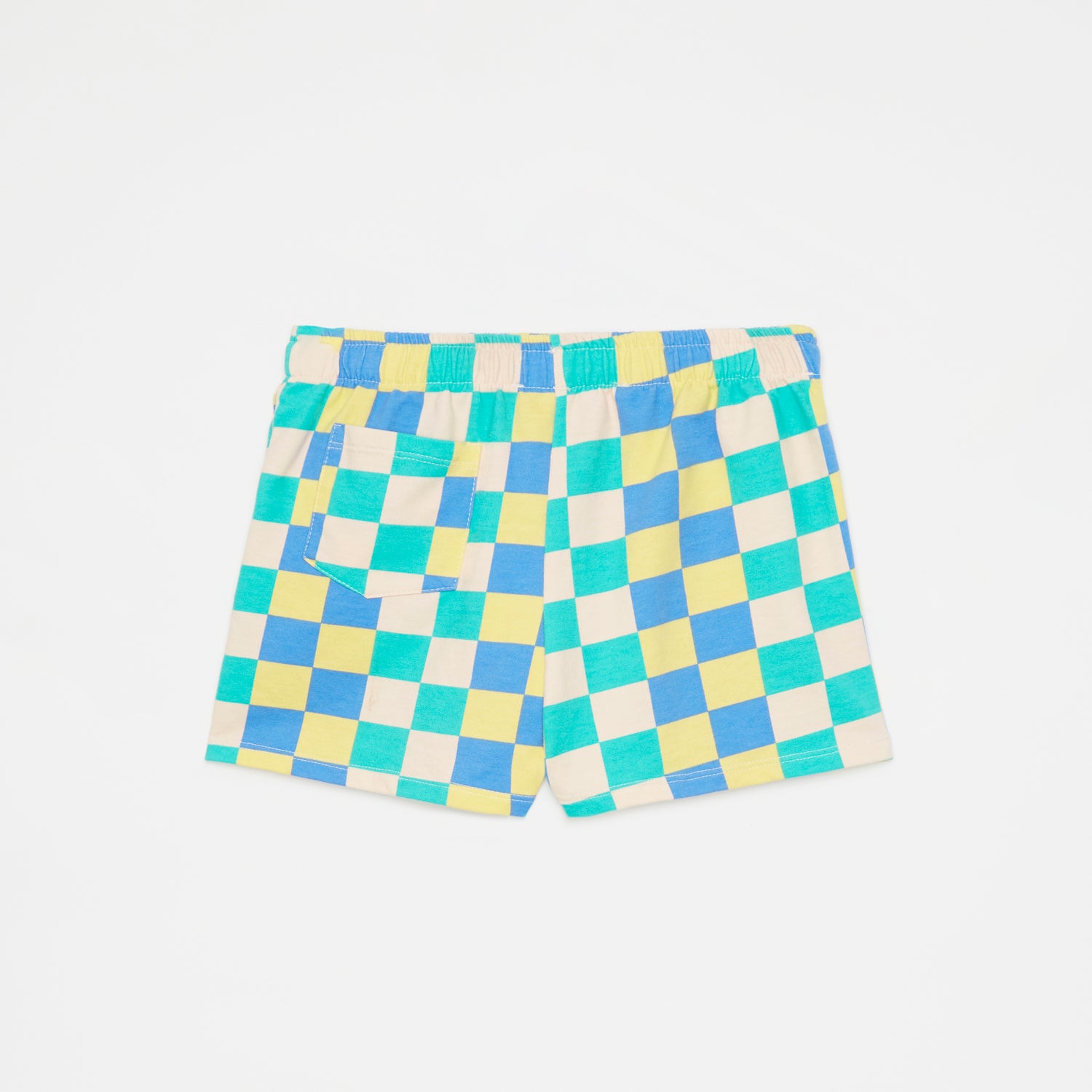 Boys & Girls Multicolor Check Cotton Shorts