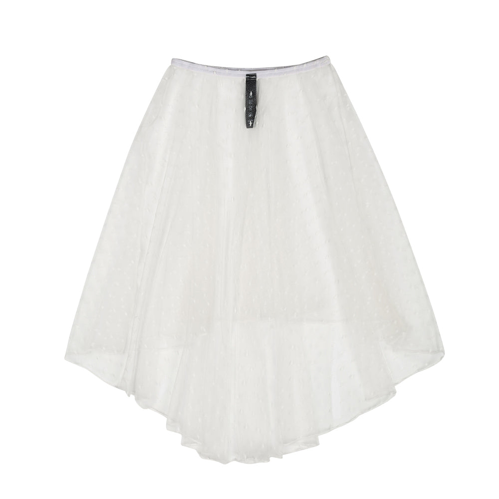 Girls White Ballet Skirt