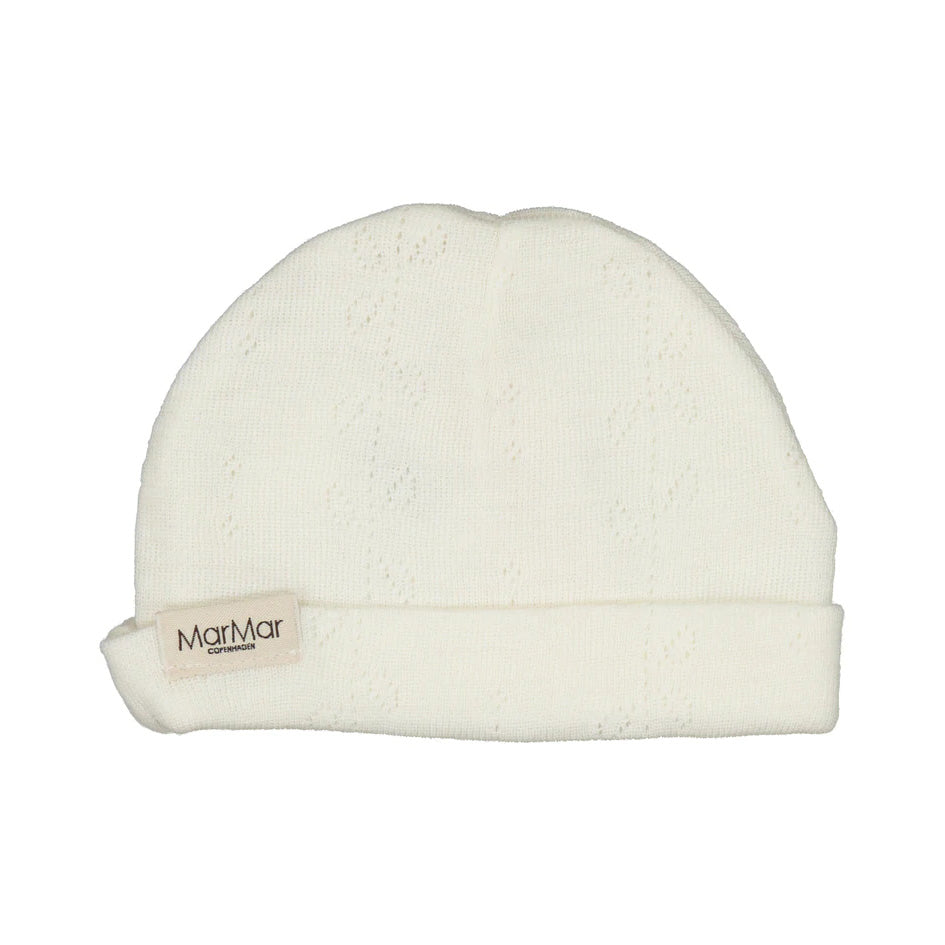 Baby Boys & Girls White Wool Hat