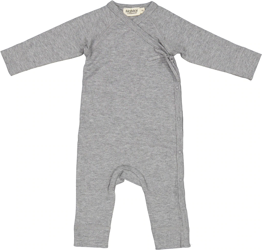 Baby Boys & Girls Grey Babysuit