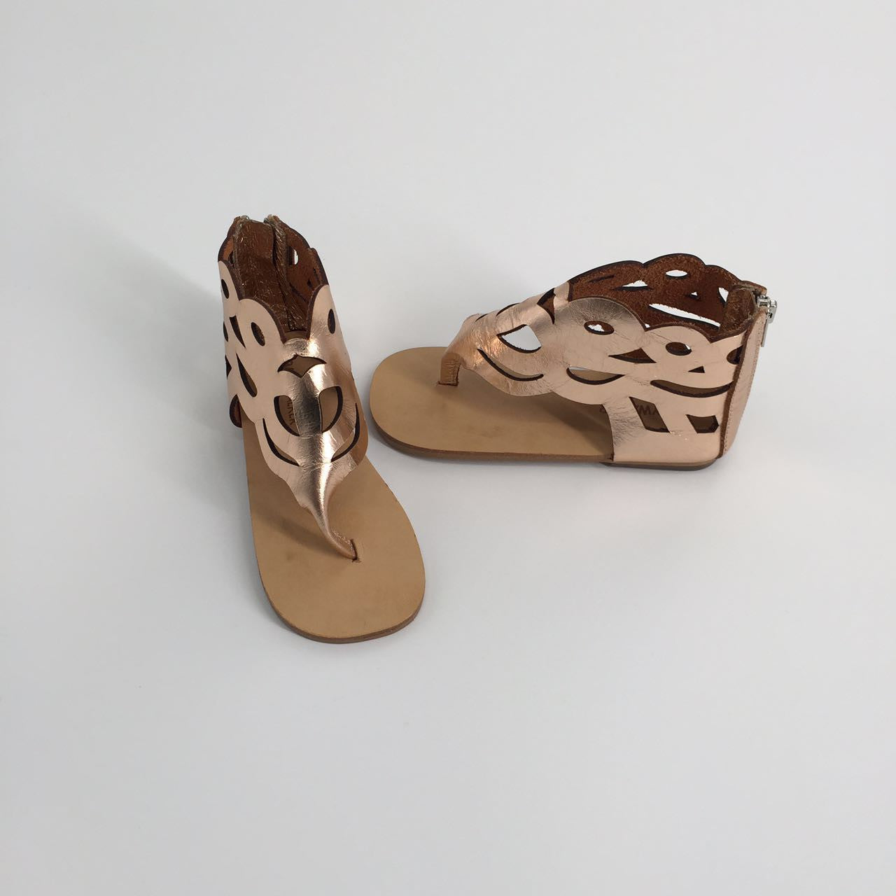 Girls Gold Sandals - CÉMAROSE | Children's Fashion Store - 2