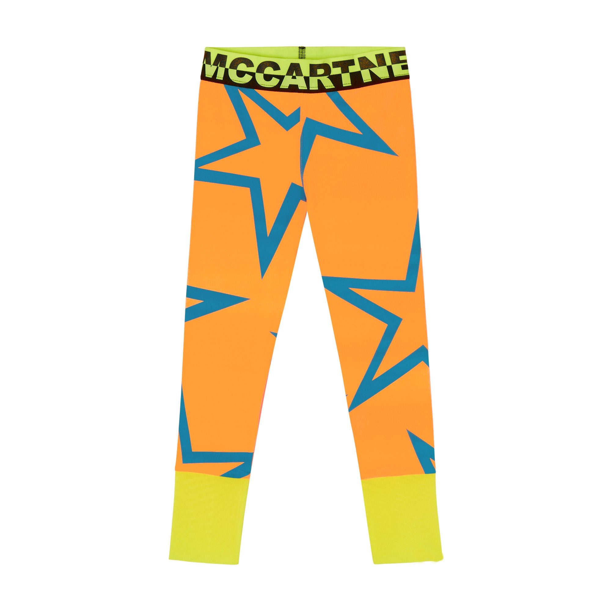 Girls Yellow Star Leggings