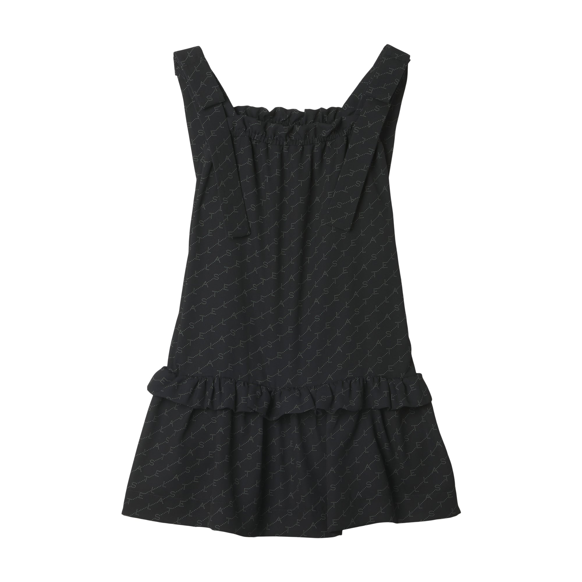 Girls Black Logo Dress