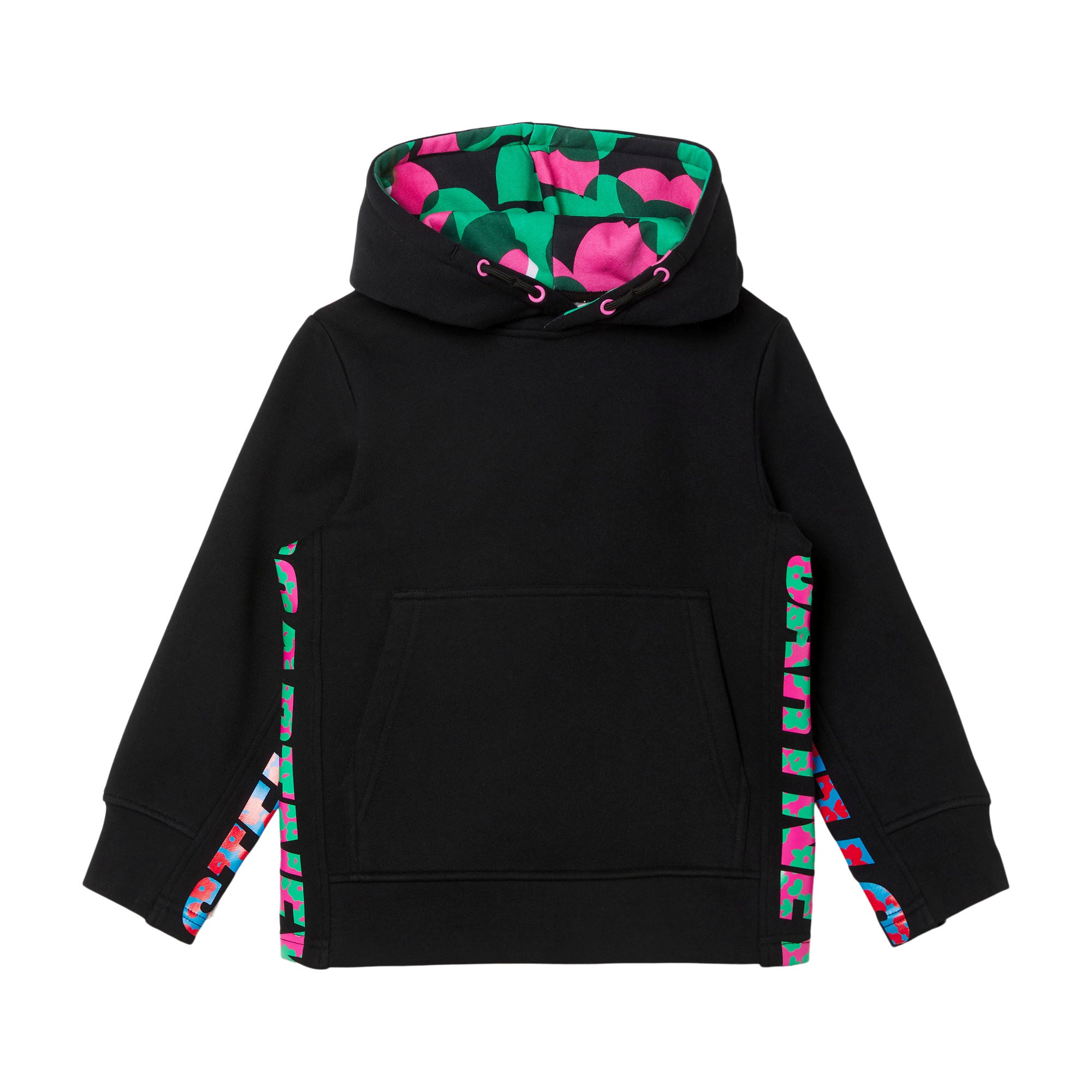 Girls Black Logo Sport Sweatshirt