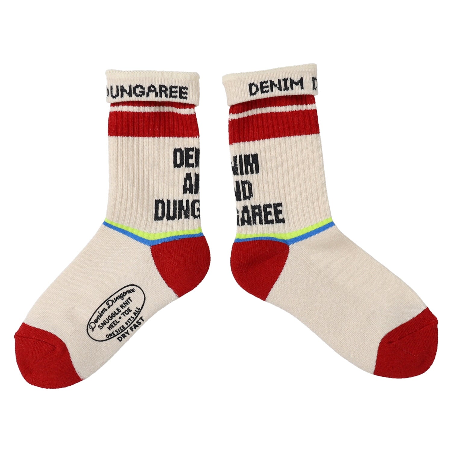 Boys & Girls White Logo Cotton Socks