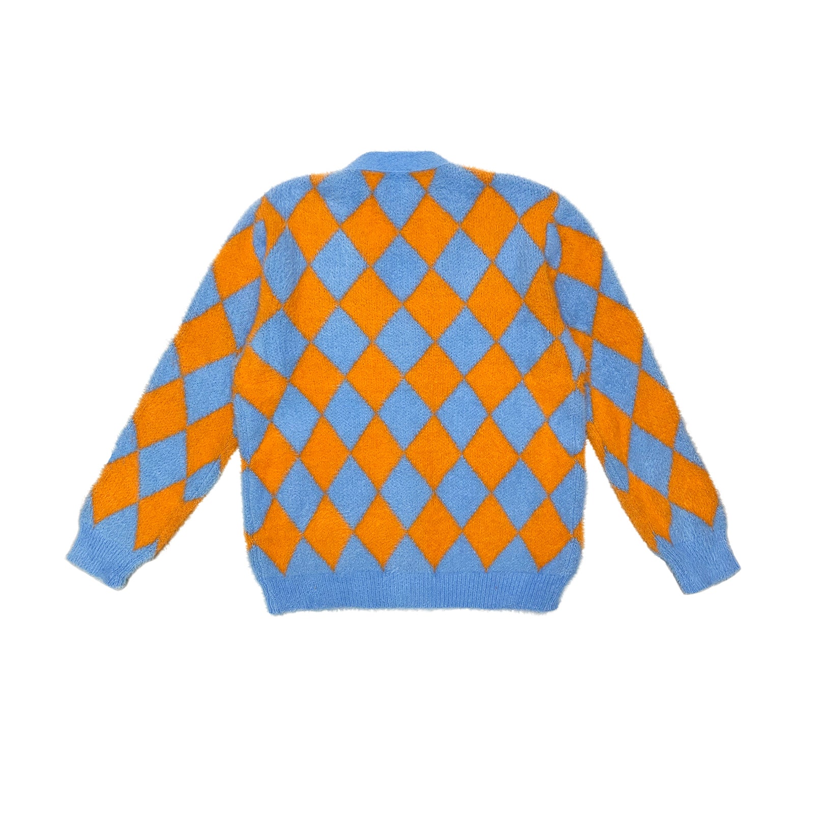 Boys & Girls Orange Check Cardigan