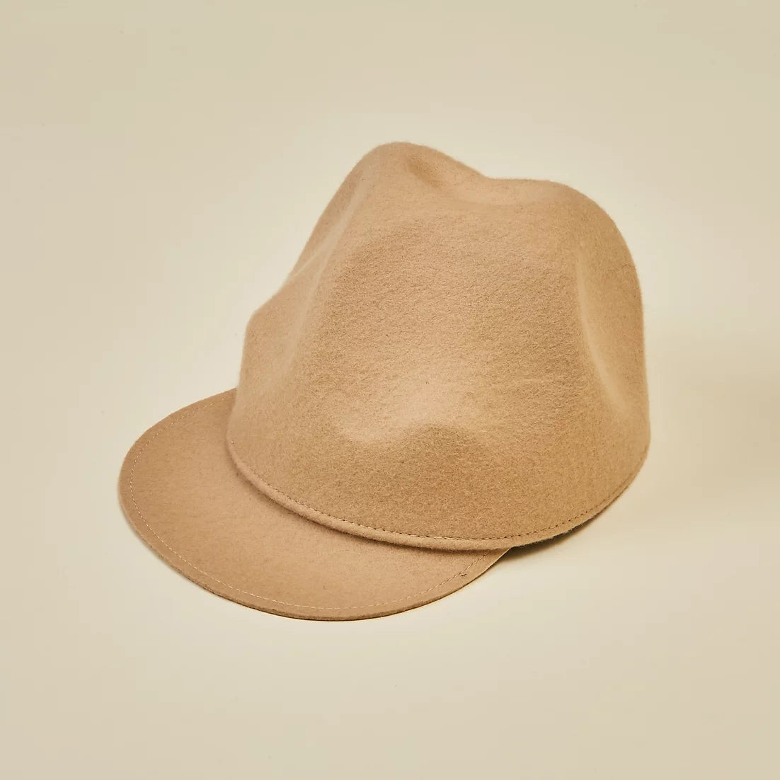 Boys & Girls Beige Wool Cap