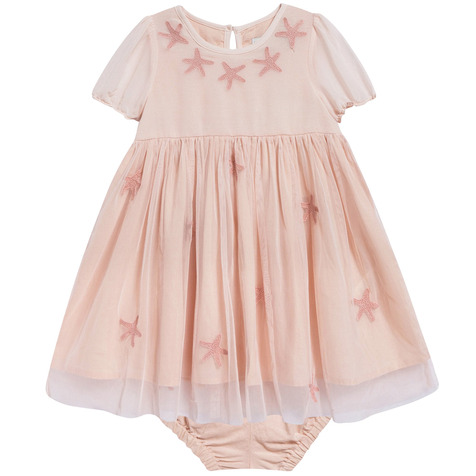 Baby Girls Pink "Maria" Starfish Dress