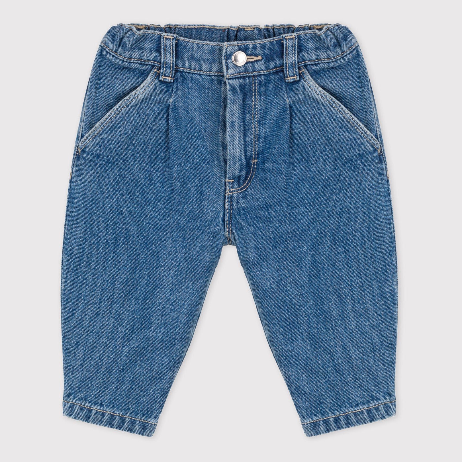 Baby Boys & Girls Blue Denim Trousers