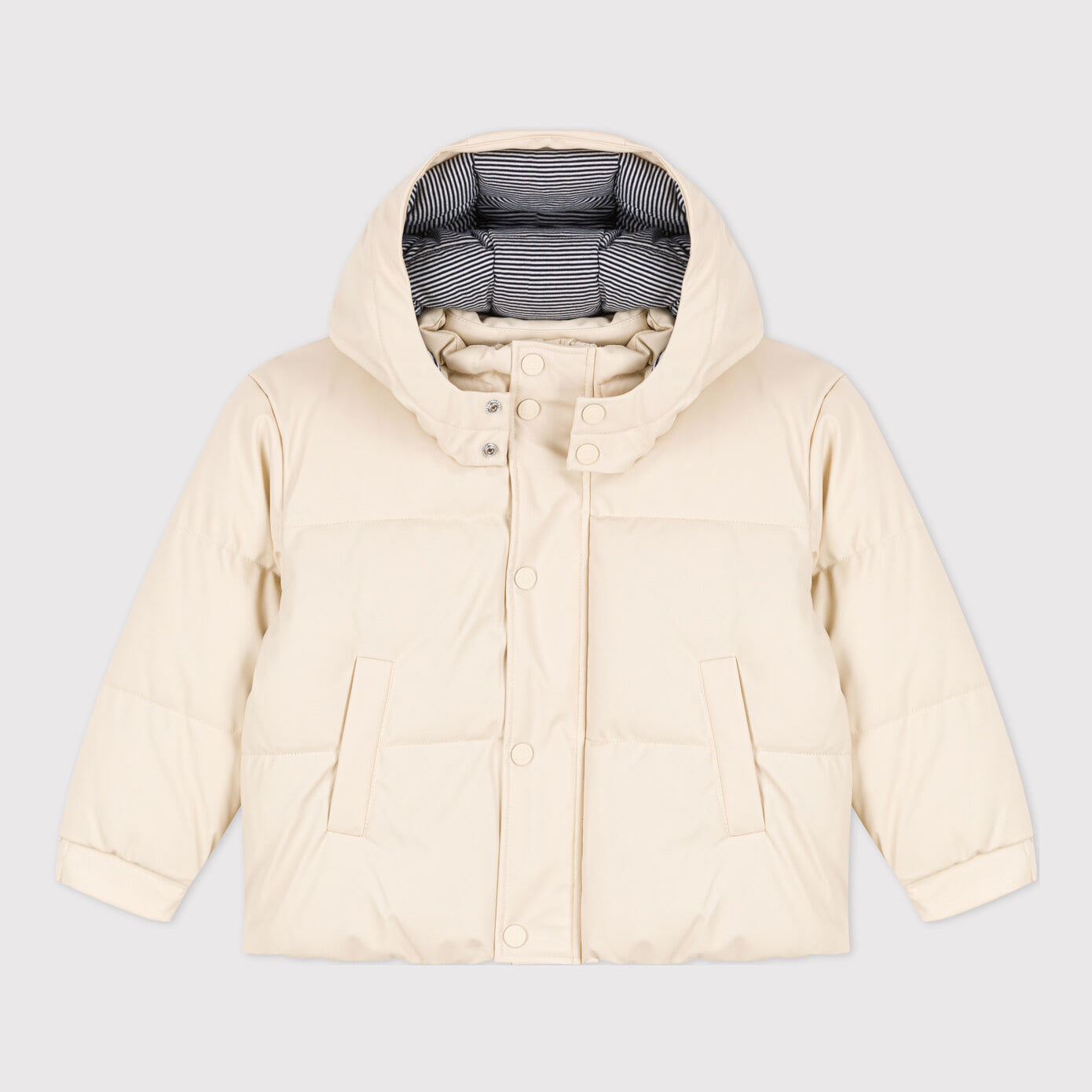 Boys & Girls White Padded Jacket
