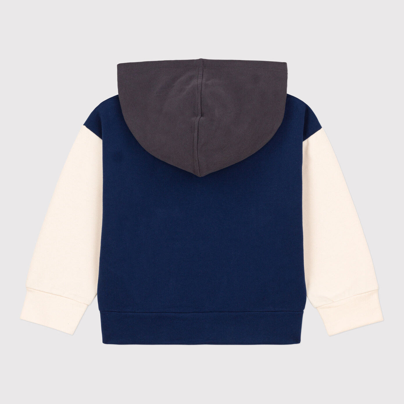 Boys Navy Hooded Cotton Sweatshirt