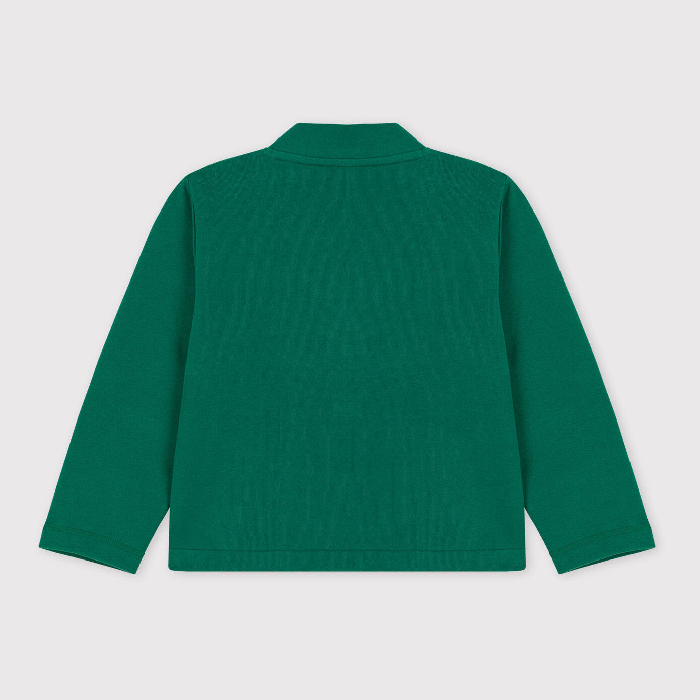 Boys Green Cotton Cardigan