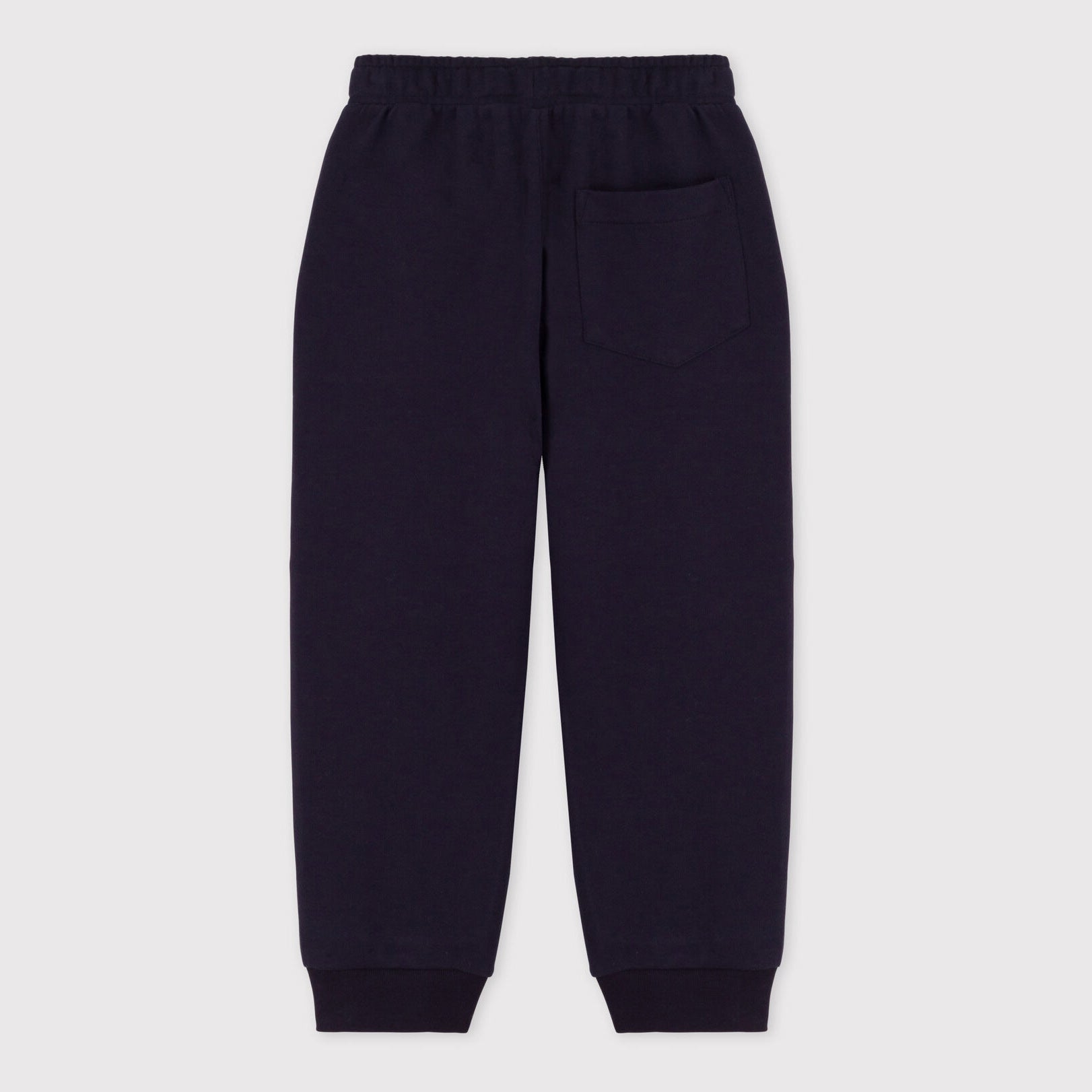 Boys & Girls Navy Logo Cotton Trousers
