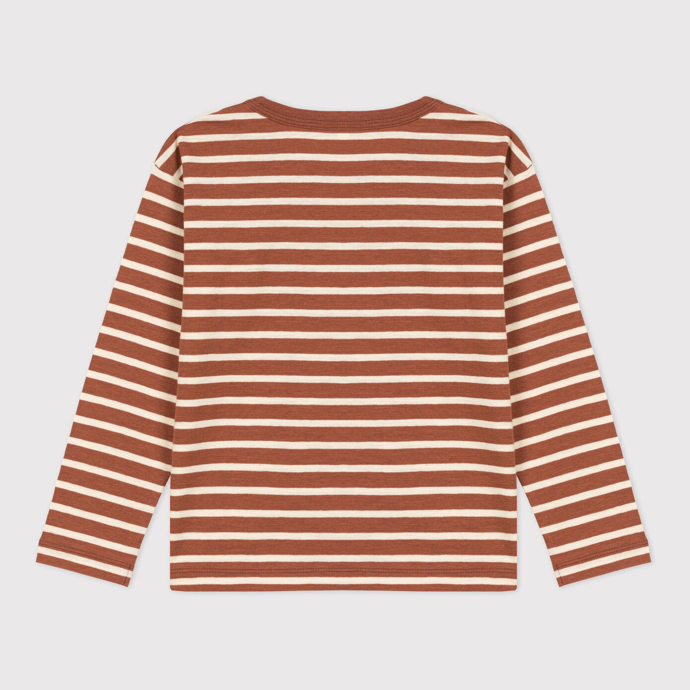 Boys Red Stripes Cotton T-Shirt