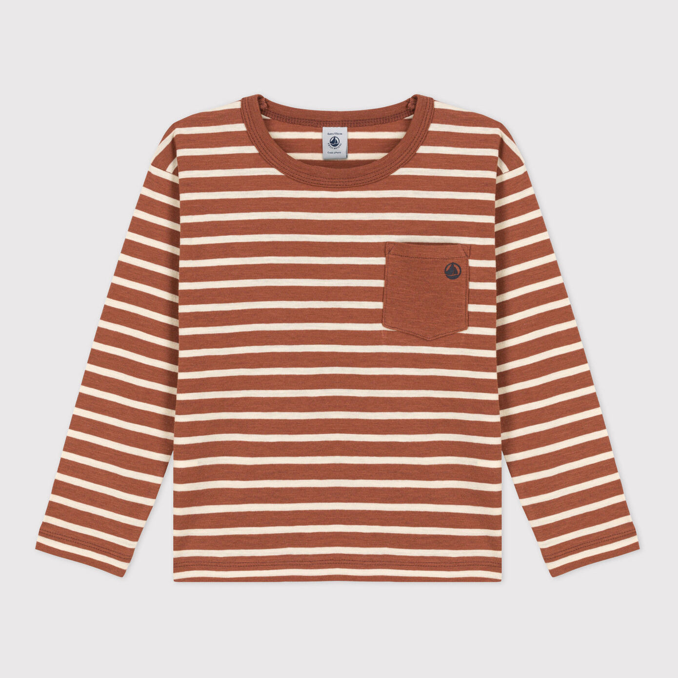 Boys Red Stripes Cotton T-Shirt