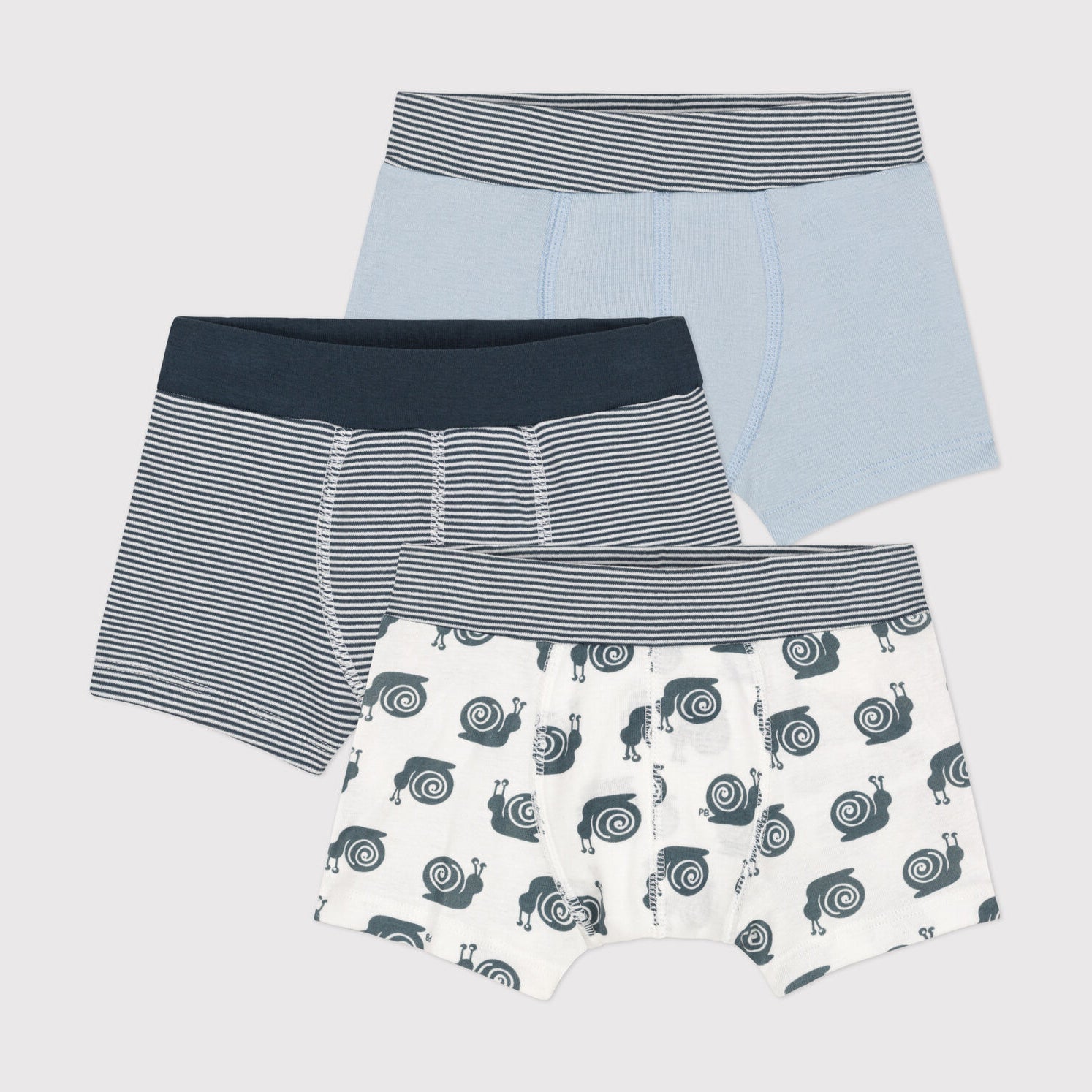 Boys Multicolor Cotton Underwear Set(3 Pack)