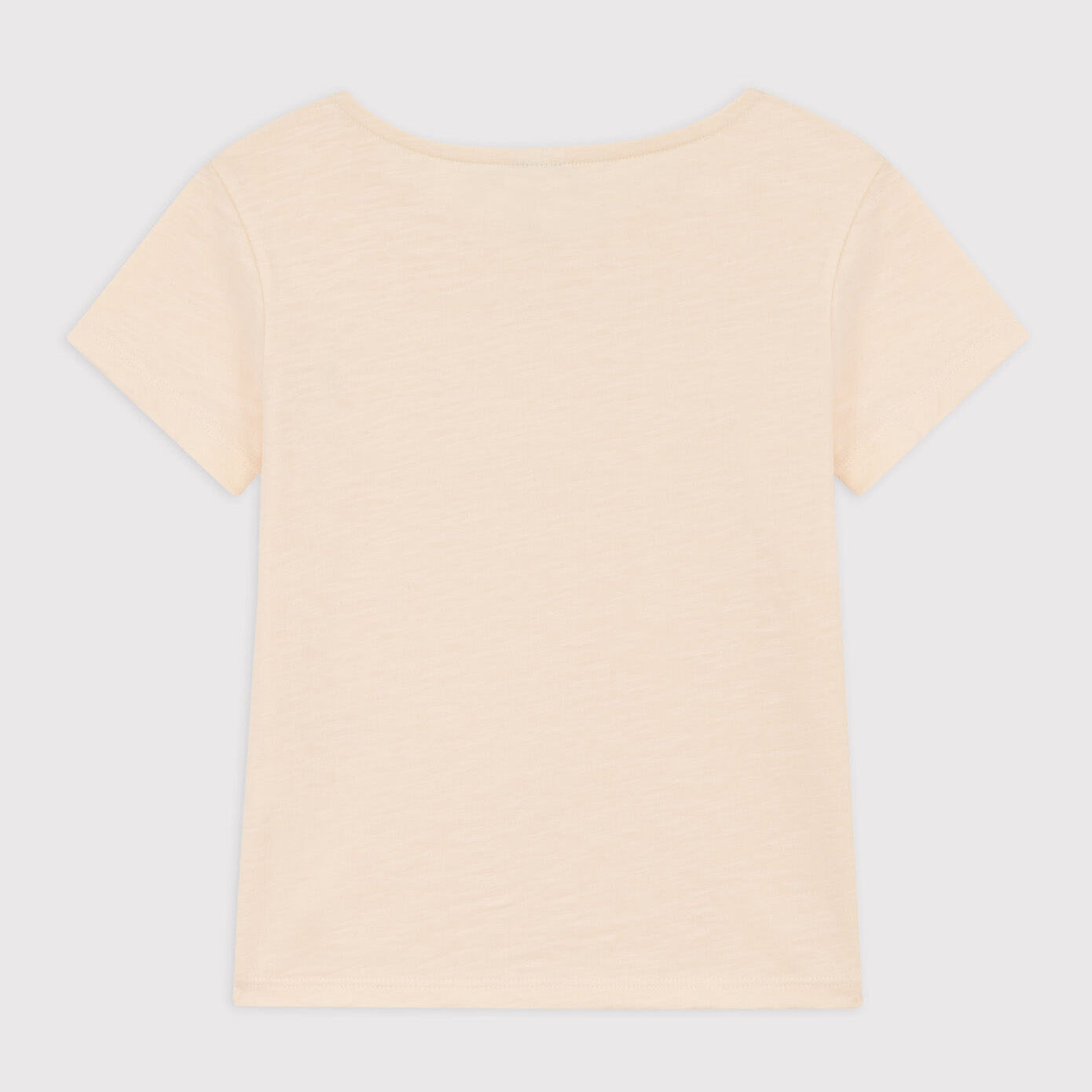 Girls White Logo Cotton T-Shirt