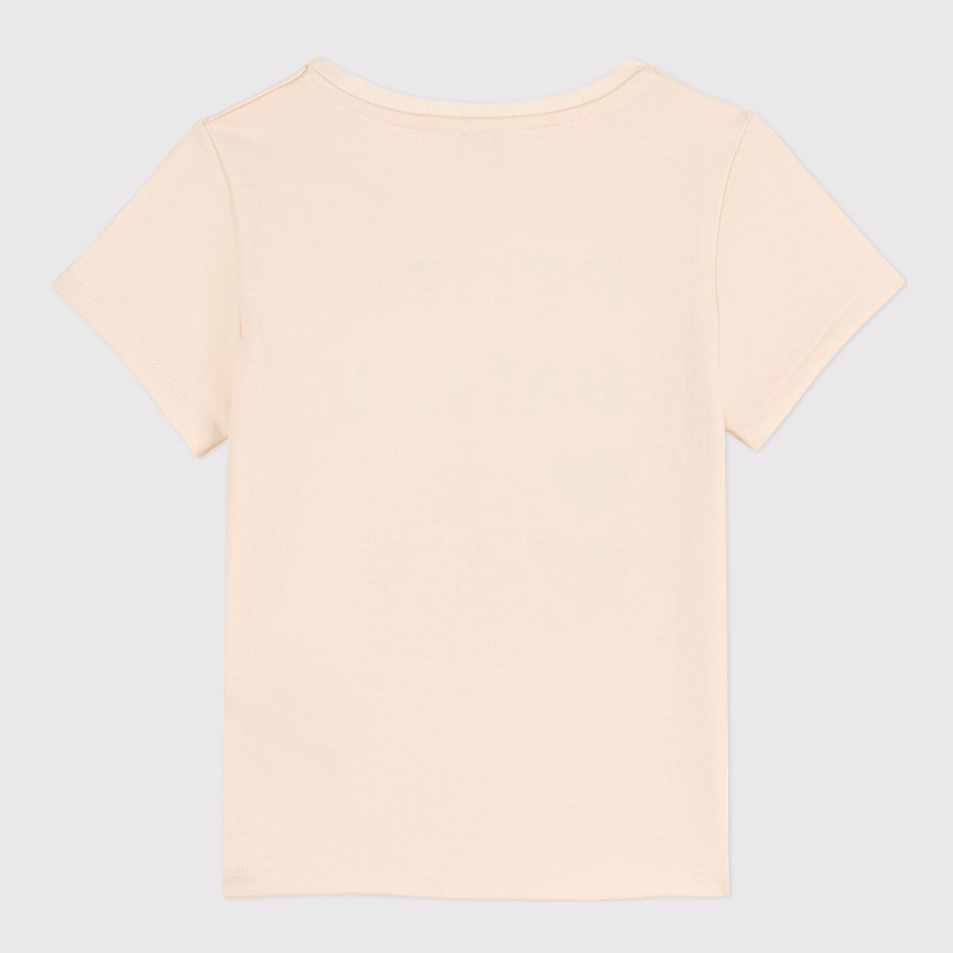 Girls White Logo Cotton T-Shirt
