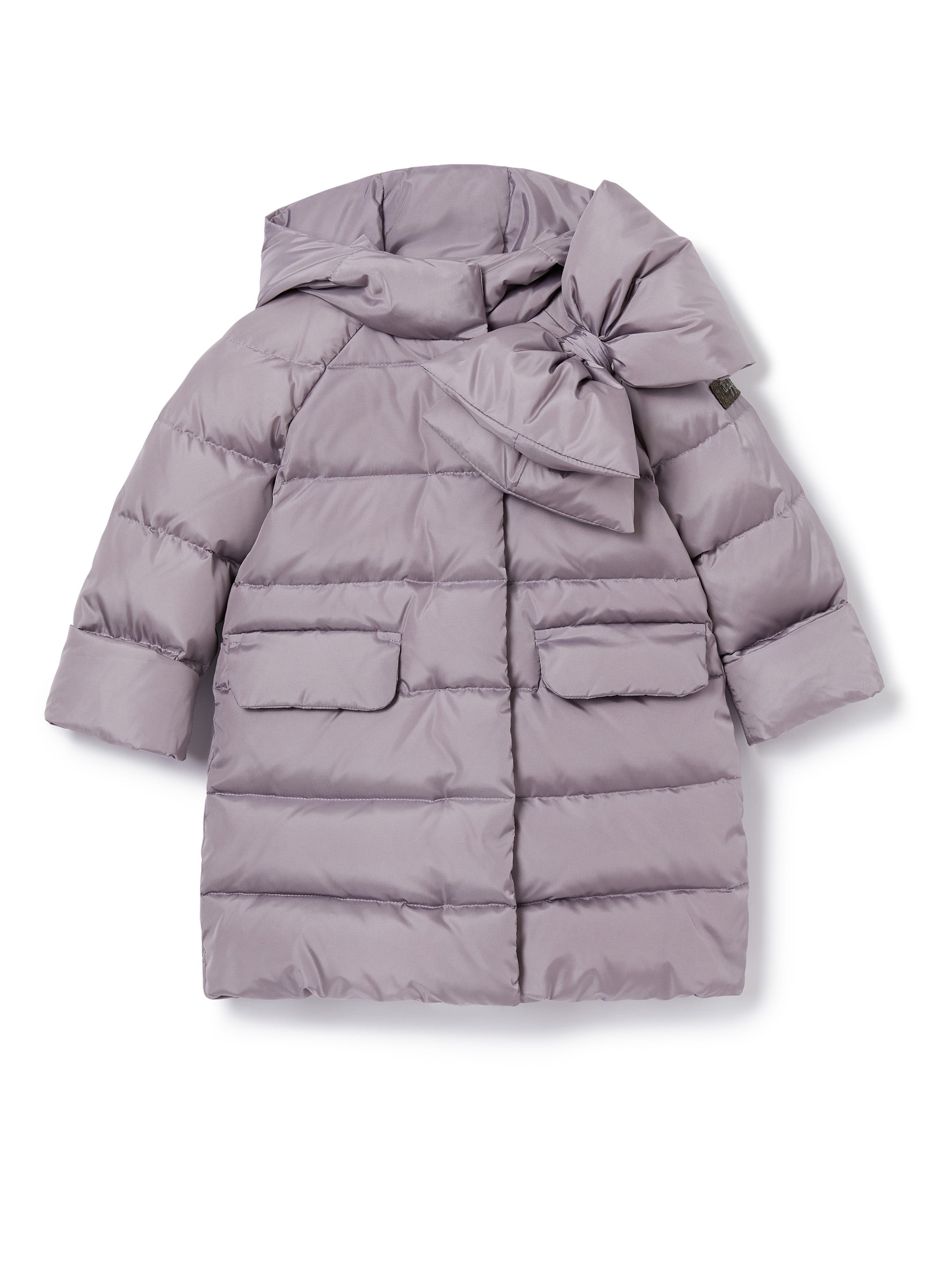 Girls Mauve Padded Down Coat
