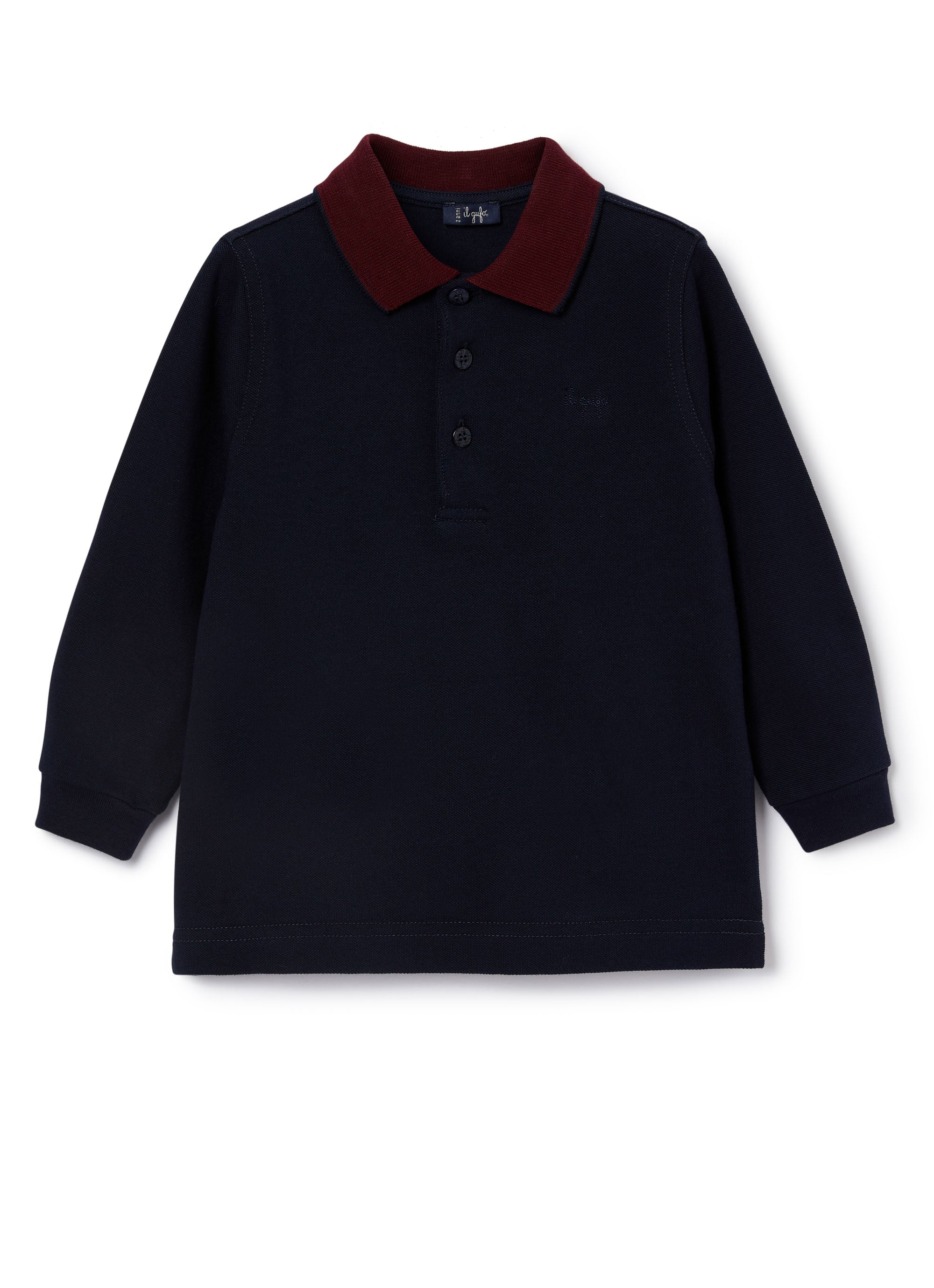 Boys Blue Cotton Poloshirt