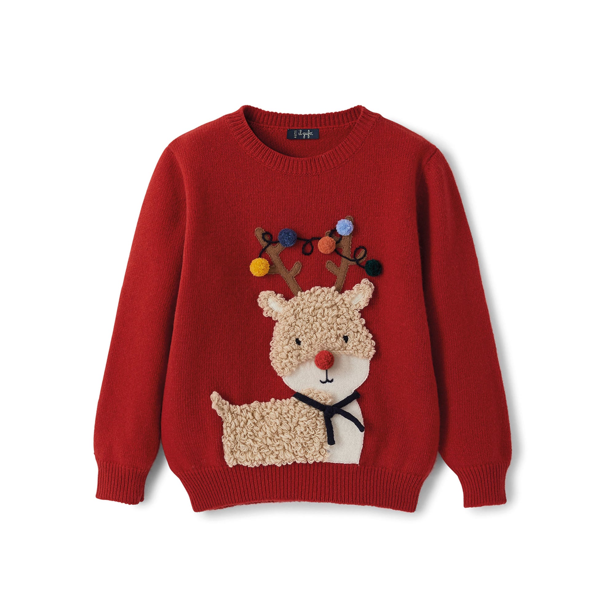 Girls Red Wool Sweater
