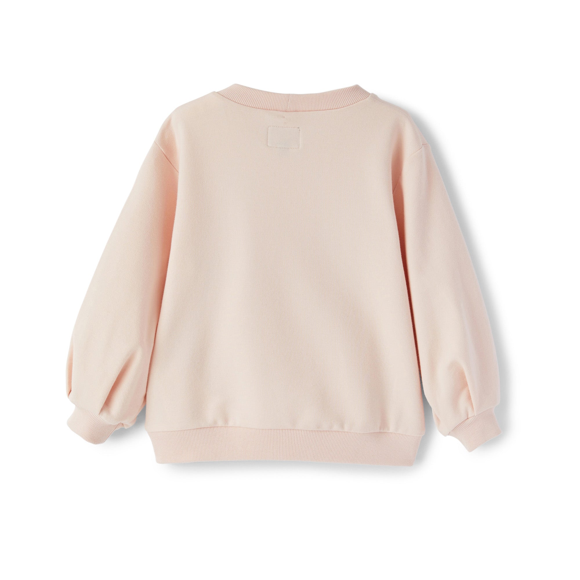 Girls Pink Cotton Sweatshirt