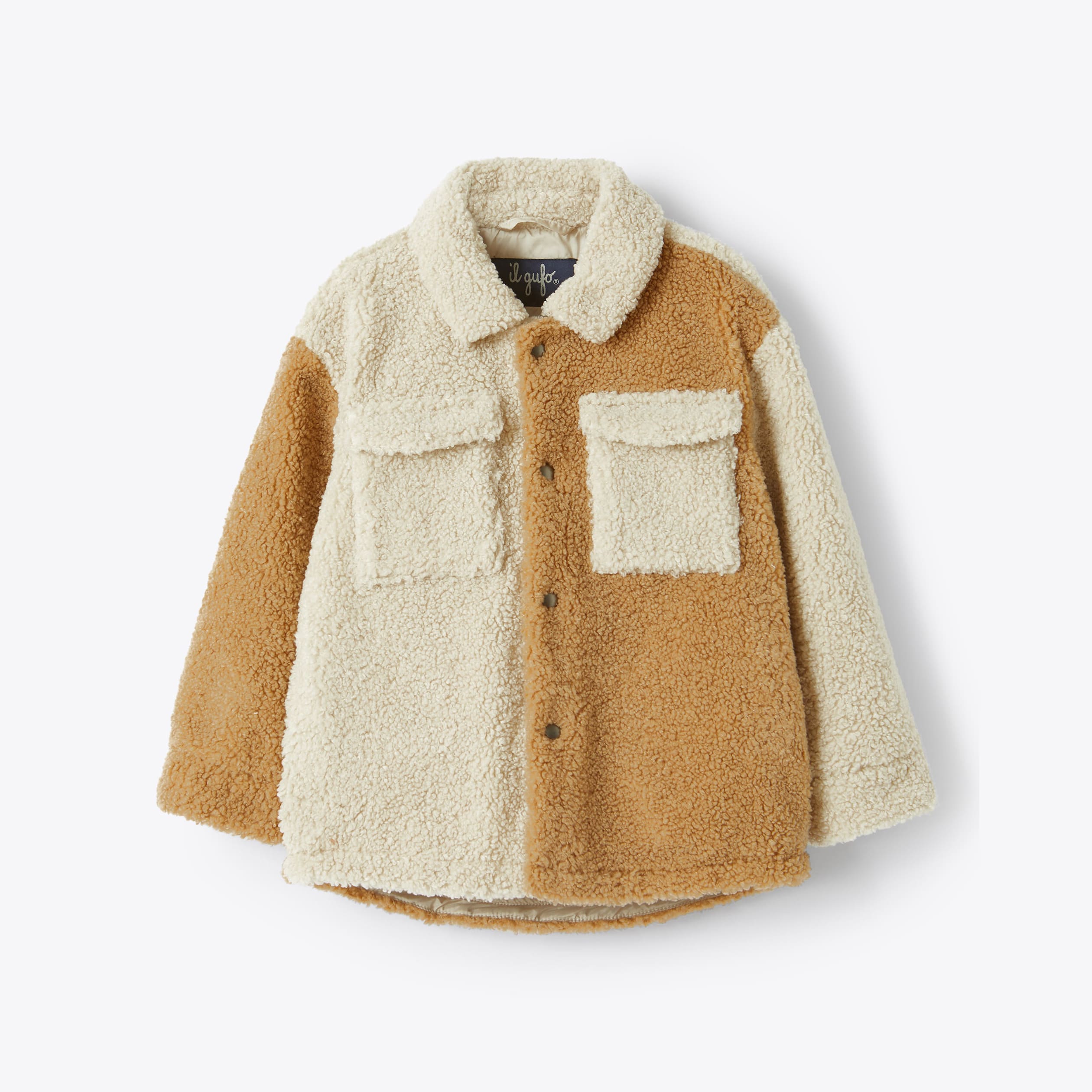 Boys & Girls Beige Fleece Jacket