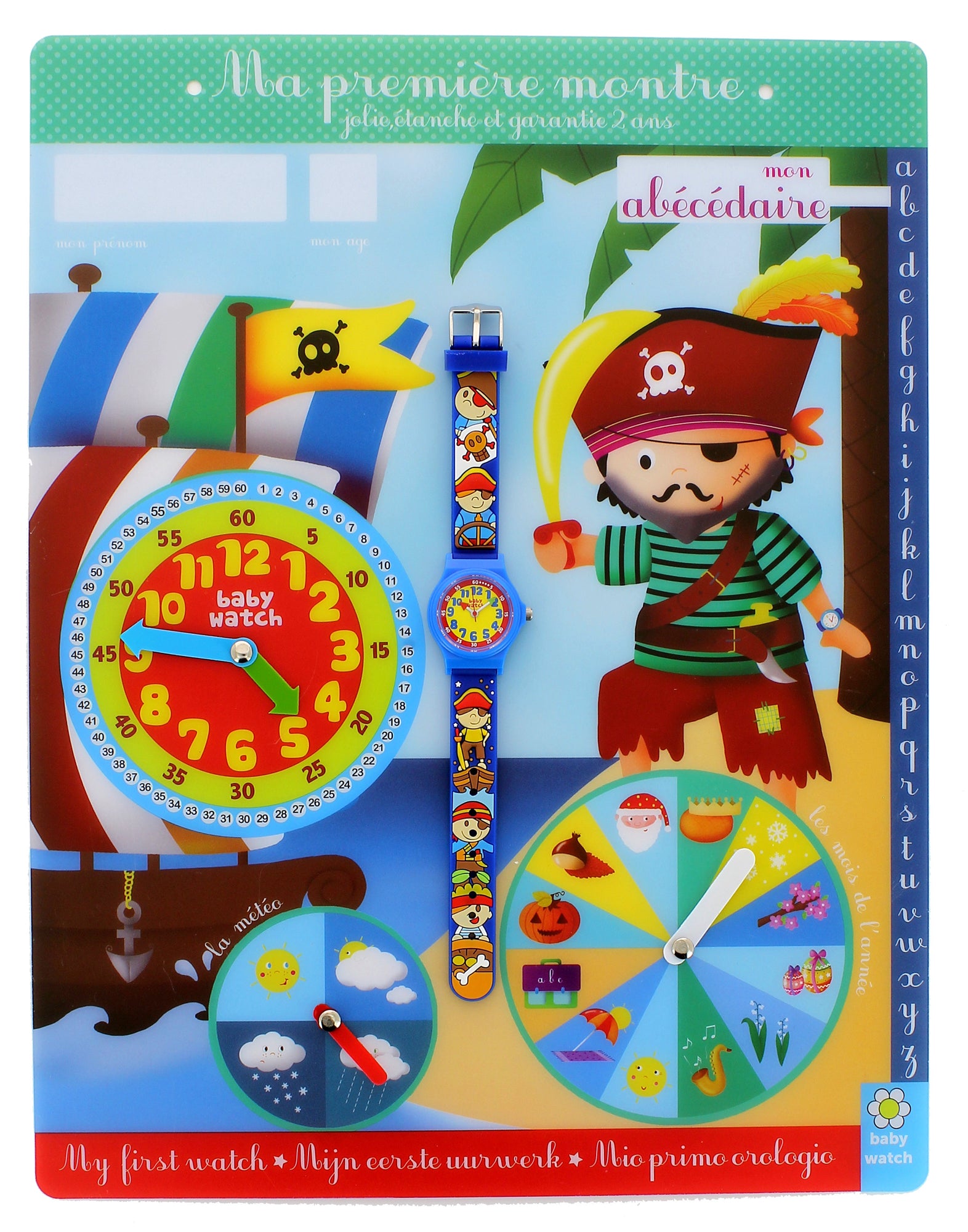 Boys Blue Pirate Watch(3-6Y)