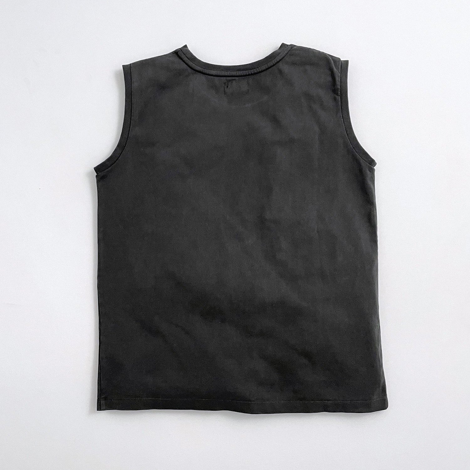 Boys & Girls Dark Grey Cotton Vest