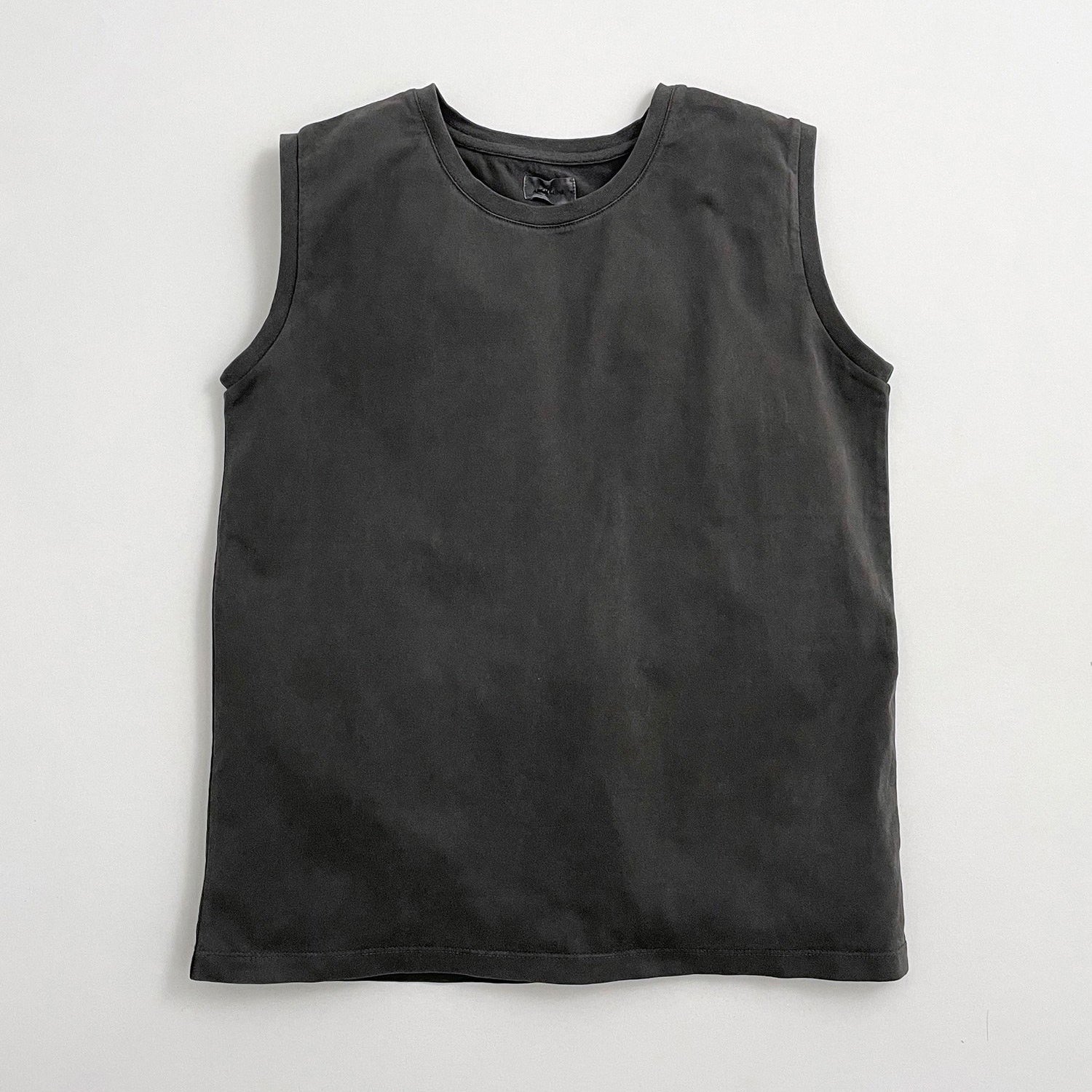 Boys & Girls Dark Grey Cotton Vest