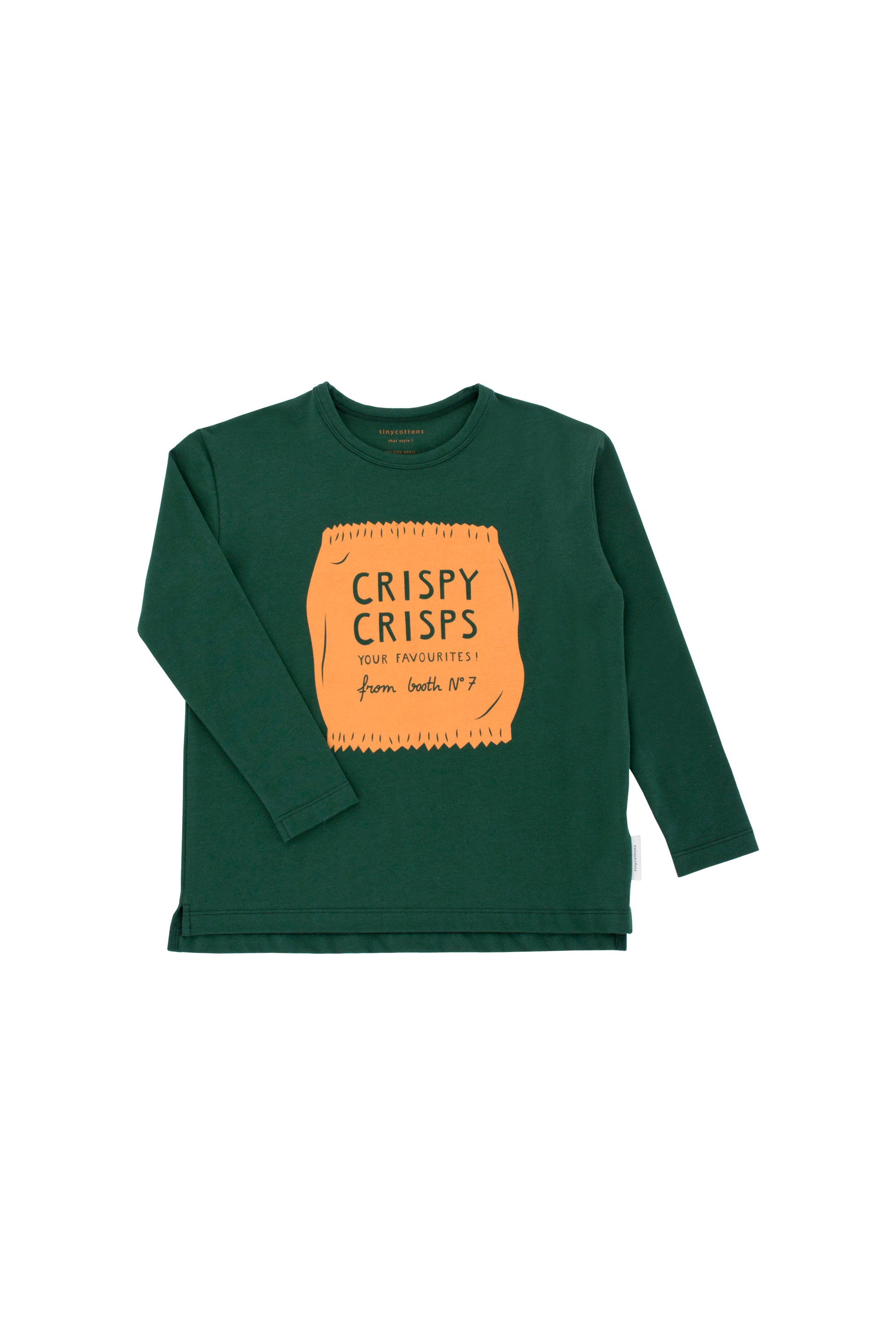 Boys & Girls Dark Green Pima Cotton T-shirt