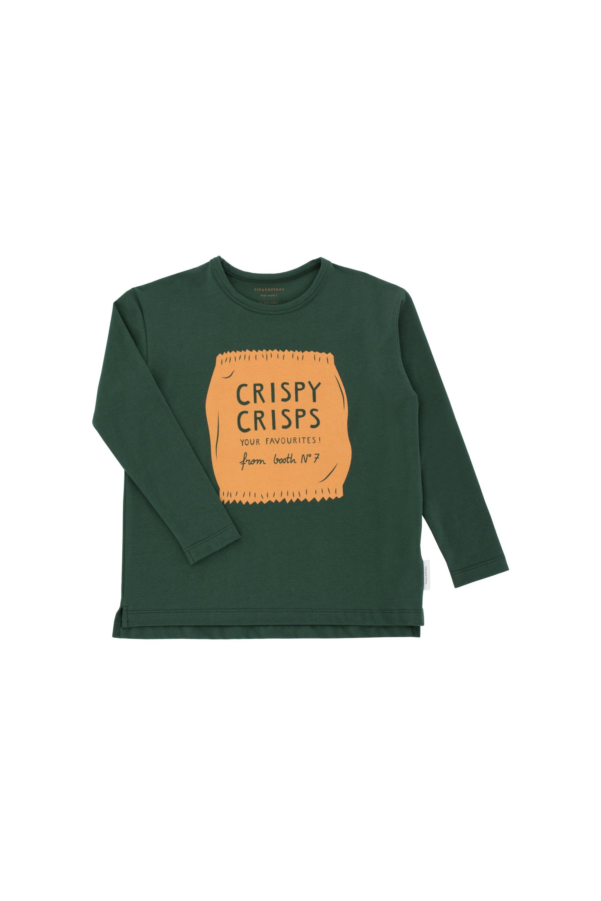 Boys & Girls Dark Green Pima Cotton T-shirt