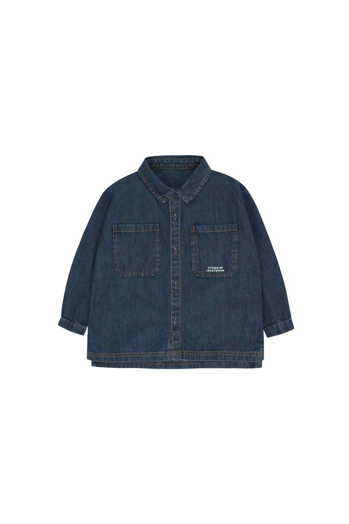 Boys & Girls Blue Denim Shirt