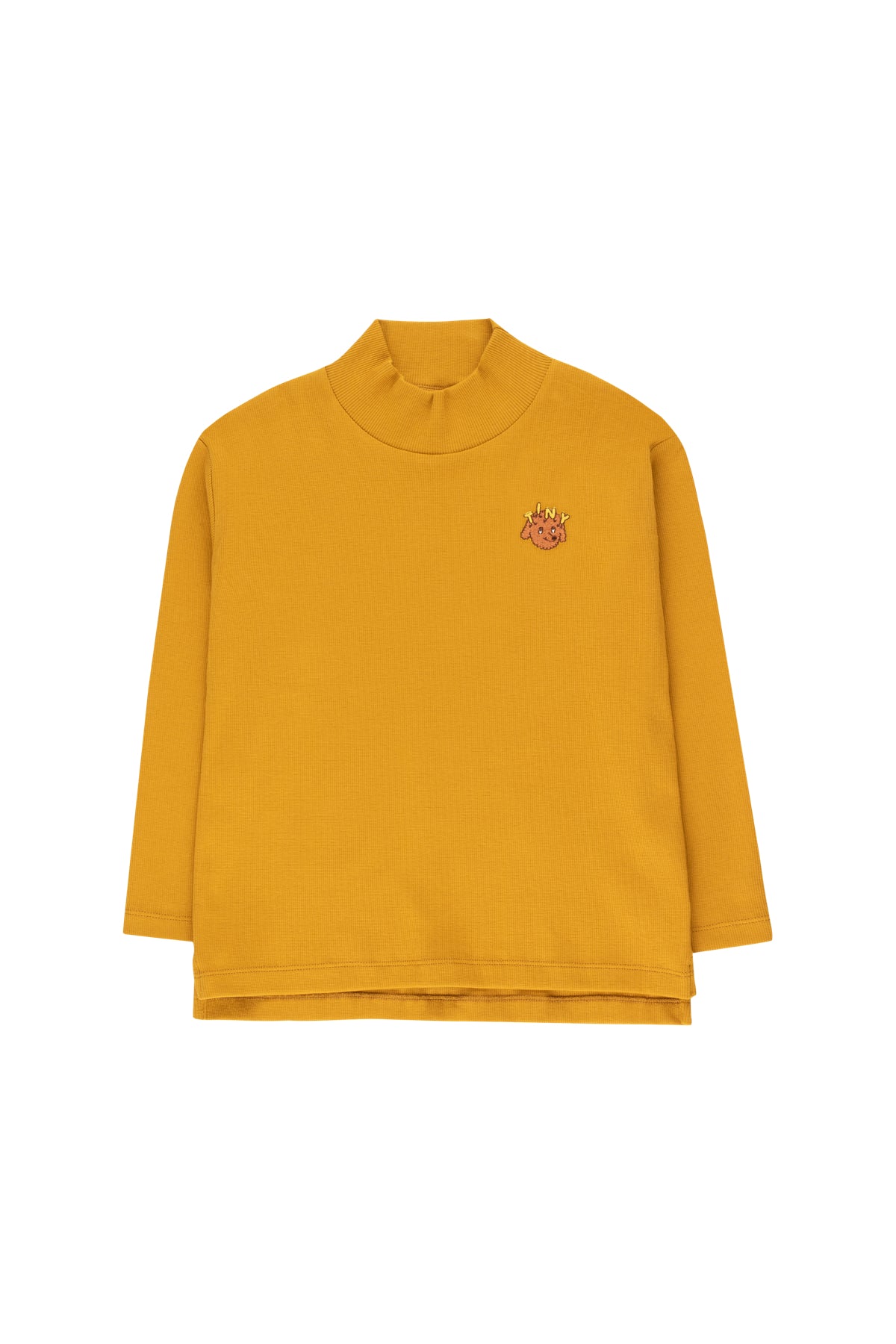Boys & Girls Mustard Dog Mockneck T-Shirt