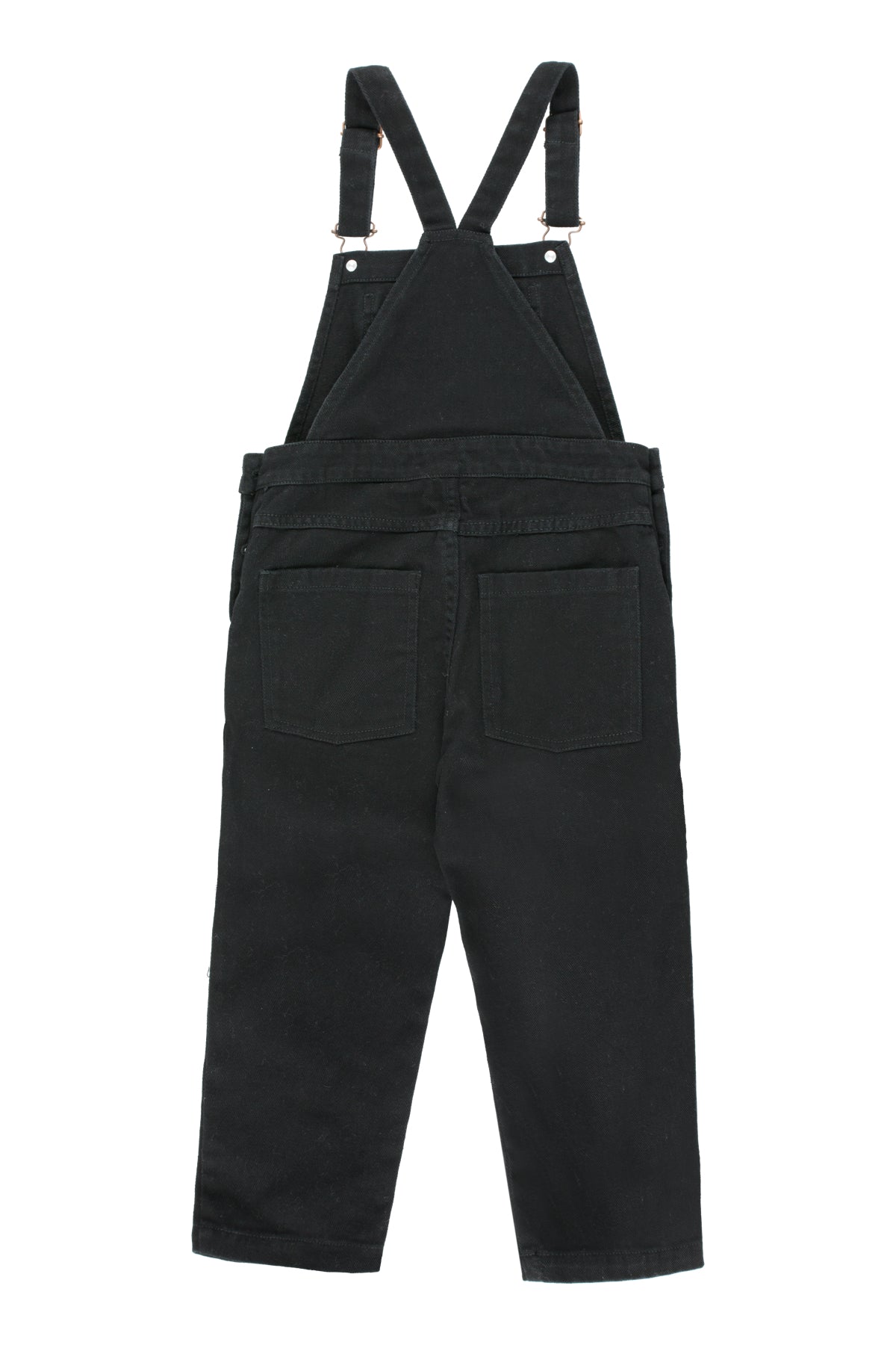 Boys & Girls Black Cotton Overall