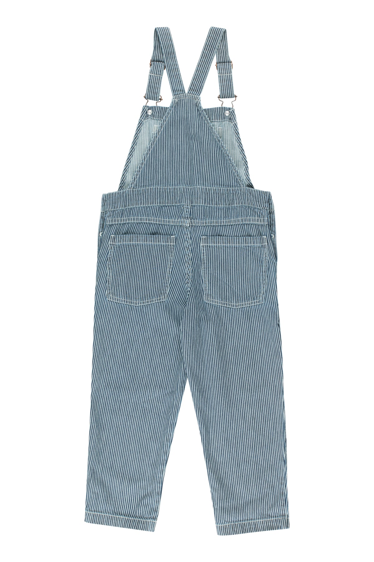 Boys & Girls Stripes Denim Cotton Overall