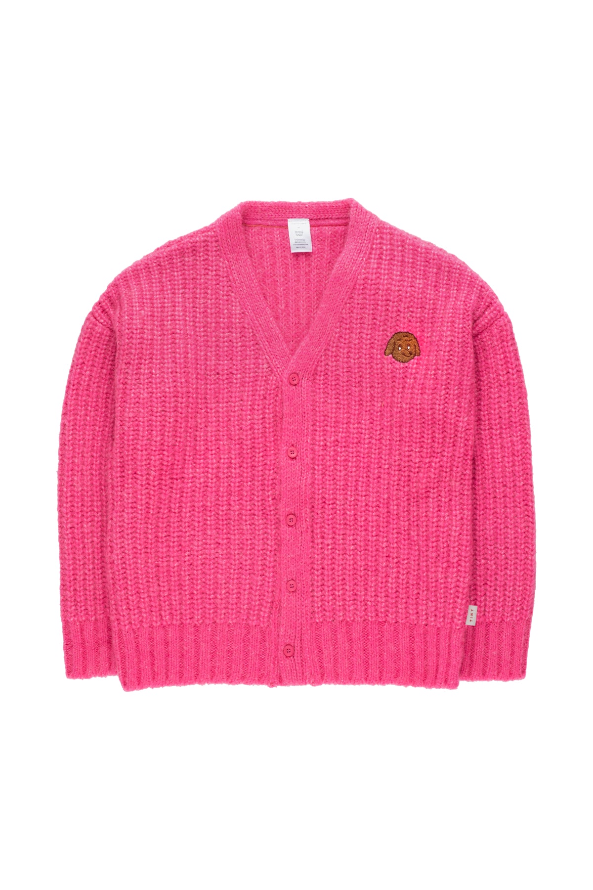 Boys & Girls Bubble Gum Chunky Knit Cardigan