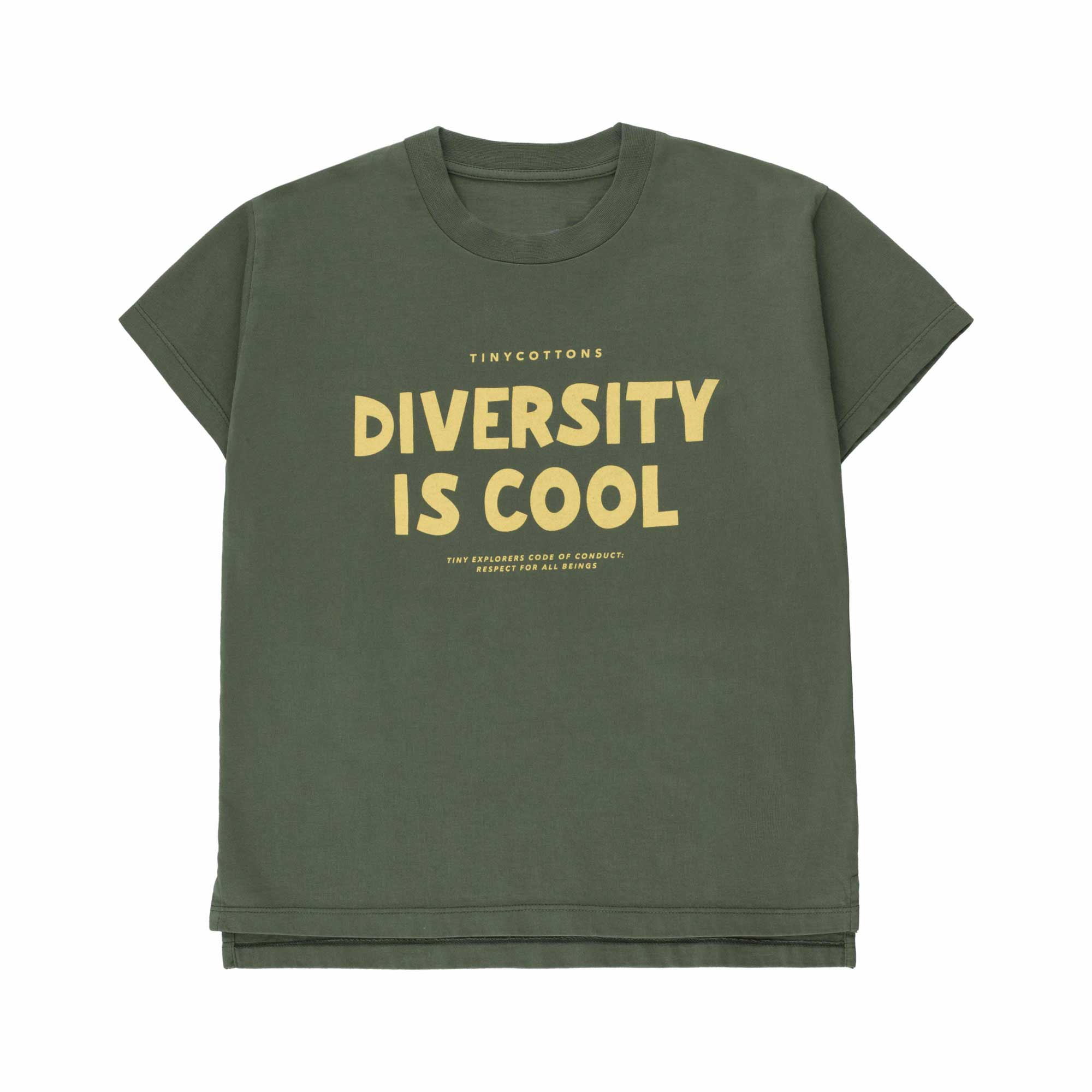 Boys & Girls Green Logo Cotton T-Shirt