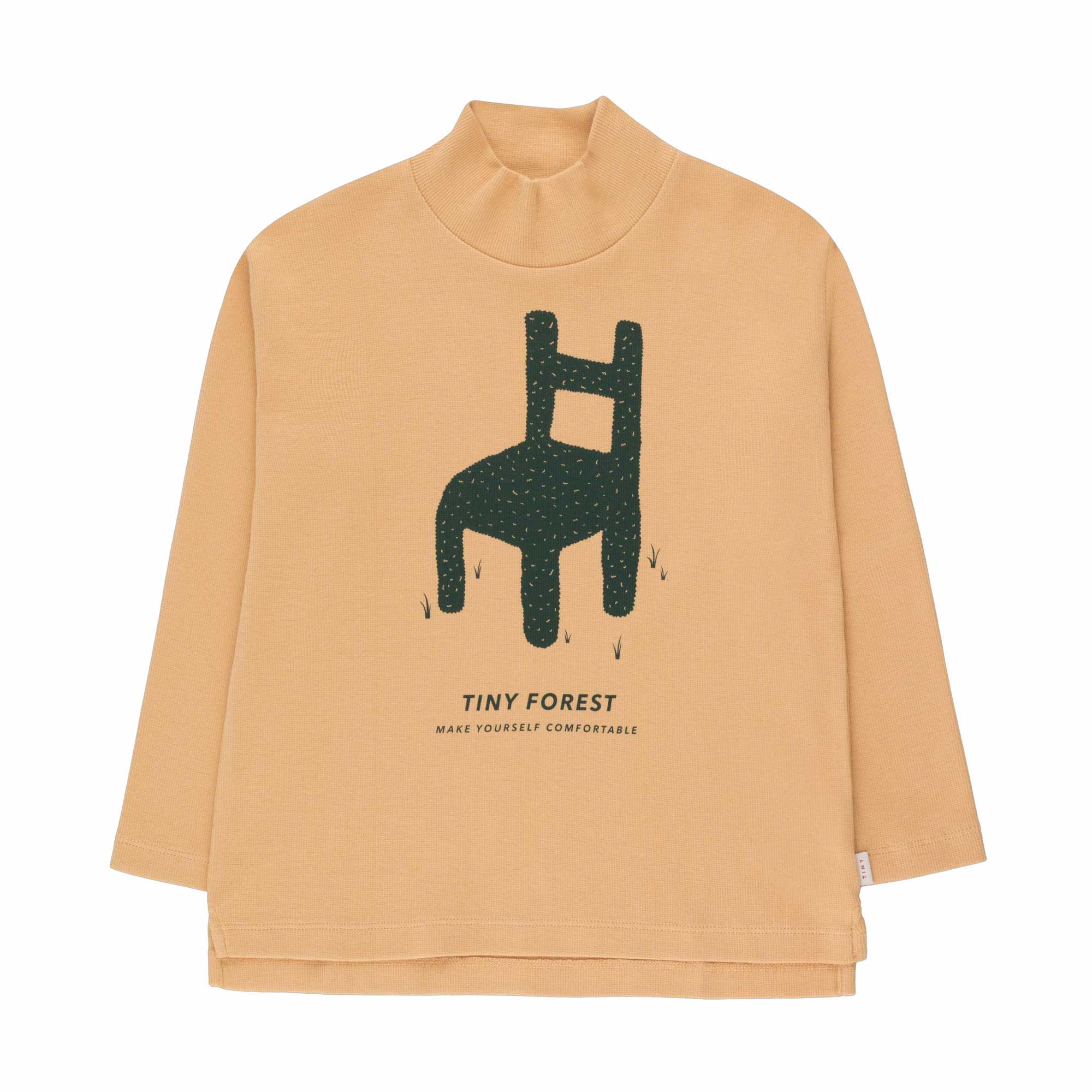 Boys & Girls Beige Printed Cotton T-Shirt