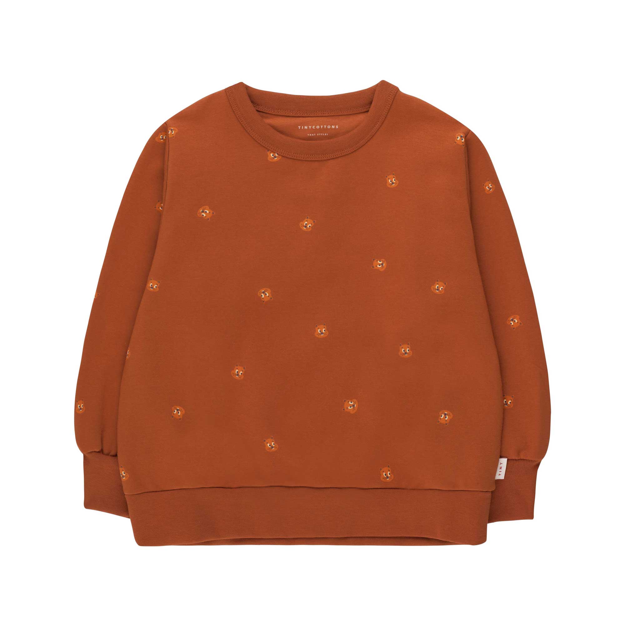 Boys & Girls Caramel Cotton Sweatshirt