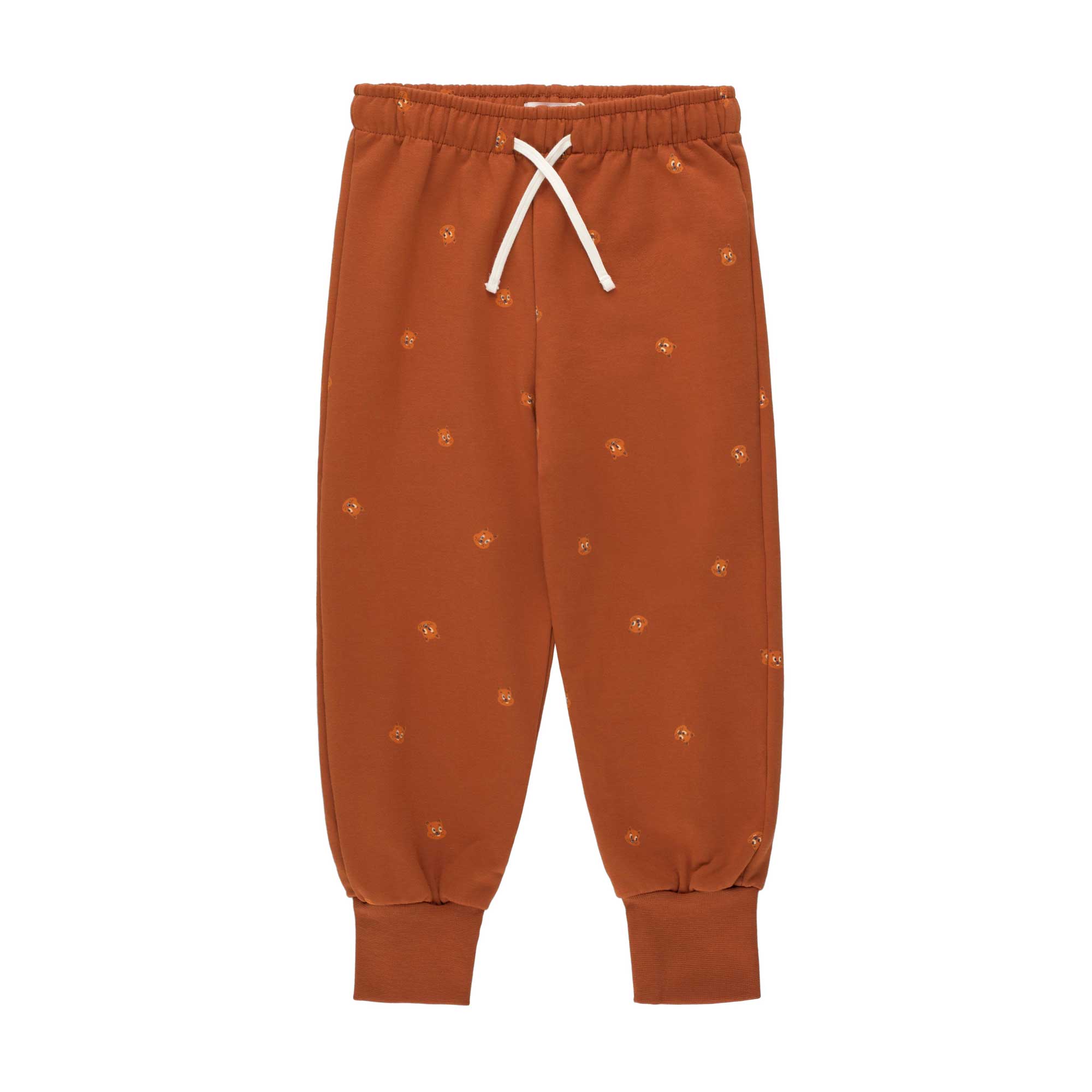 Boys & Girls Caramel Cotton Trousers