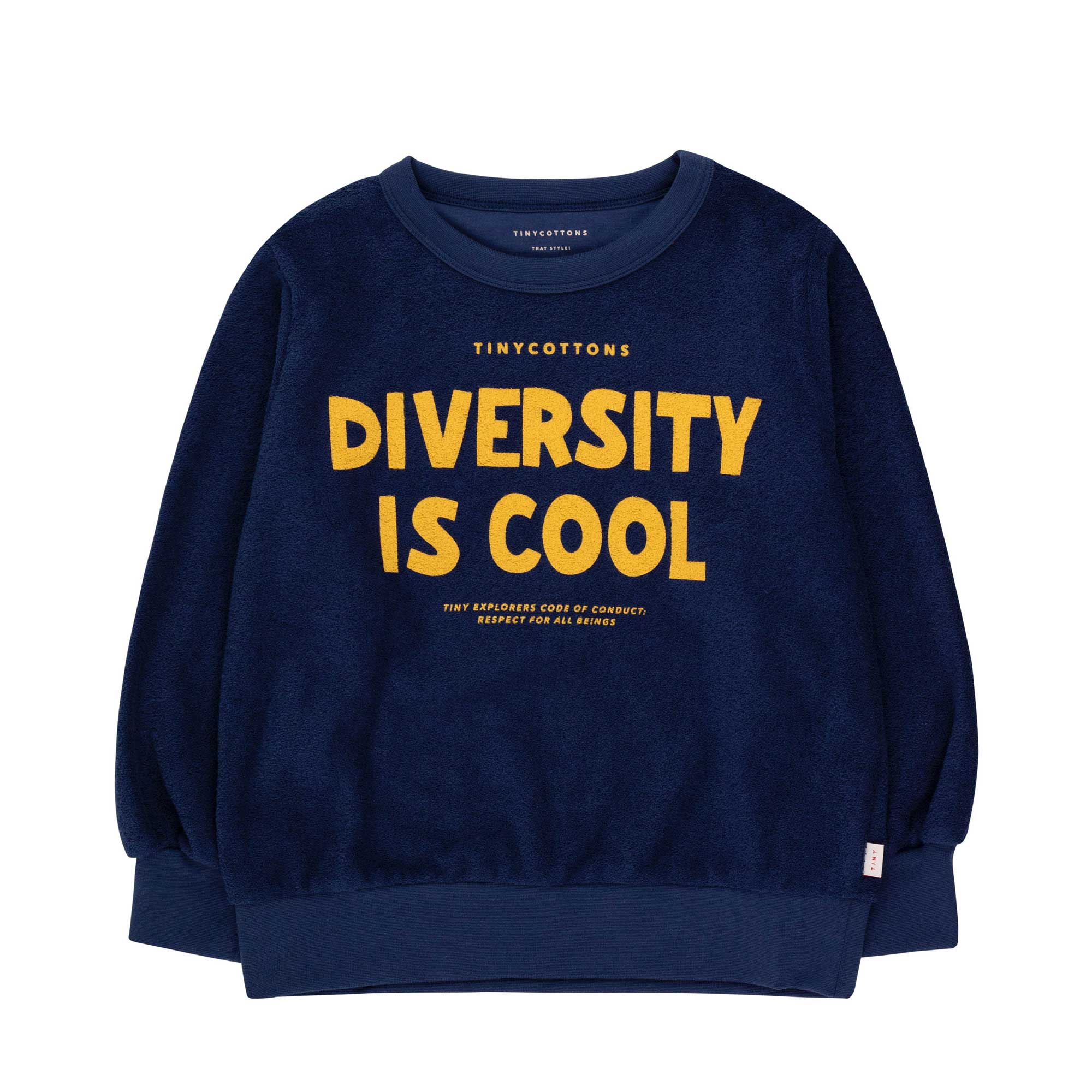 Boys & Girls Blue Logo Cotton Sweatshirt