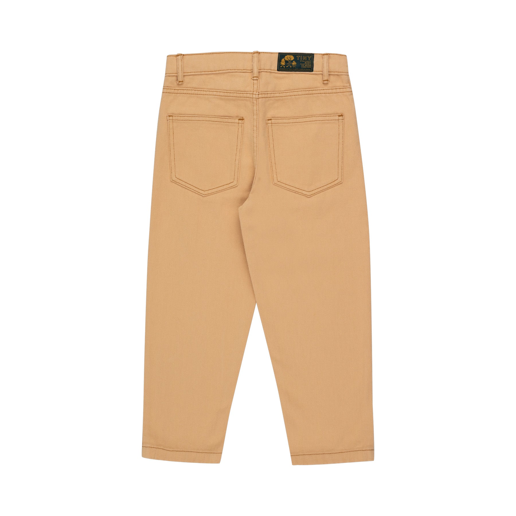 Boys & Girls Camel Cotton Trousers