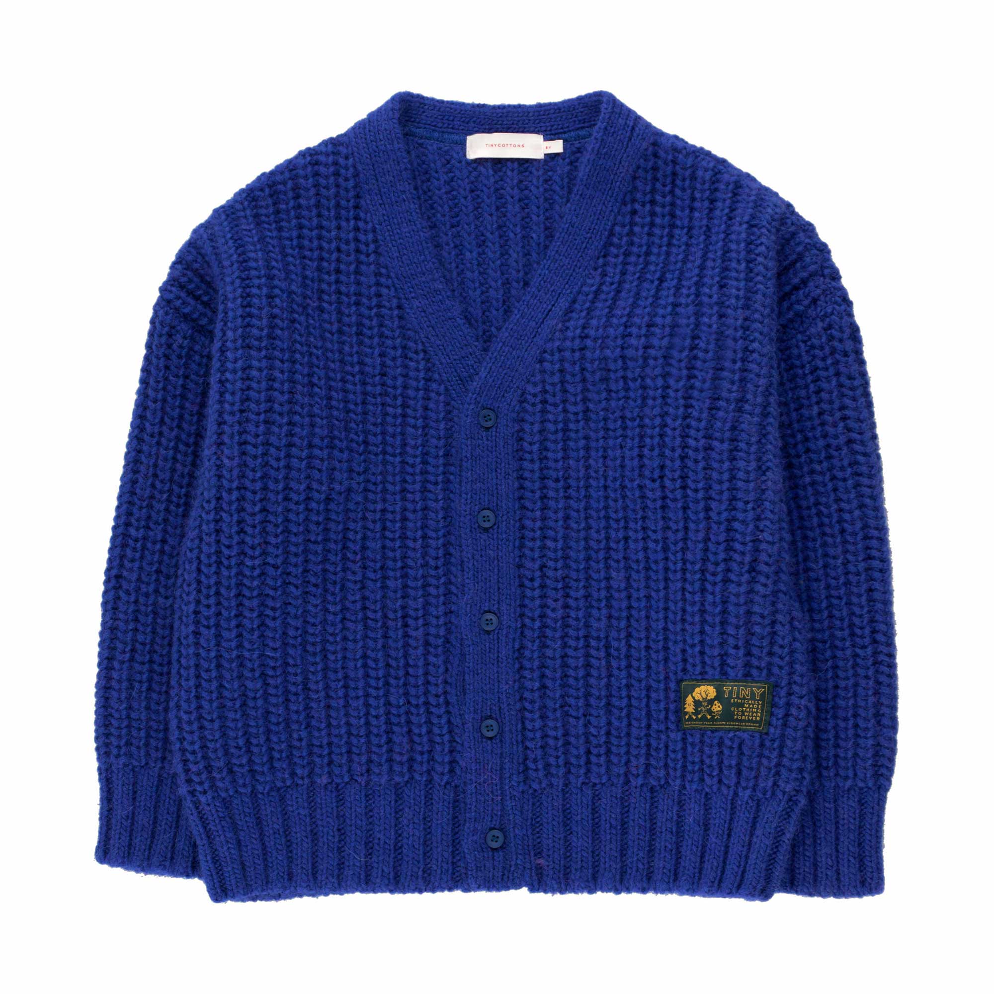 Boys & Girls Blue Knit Cardigan