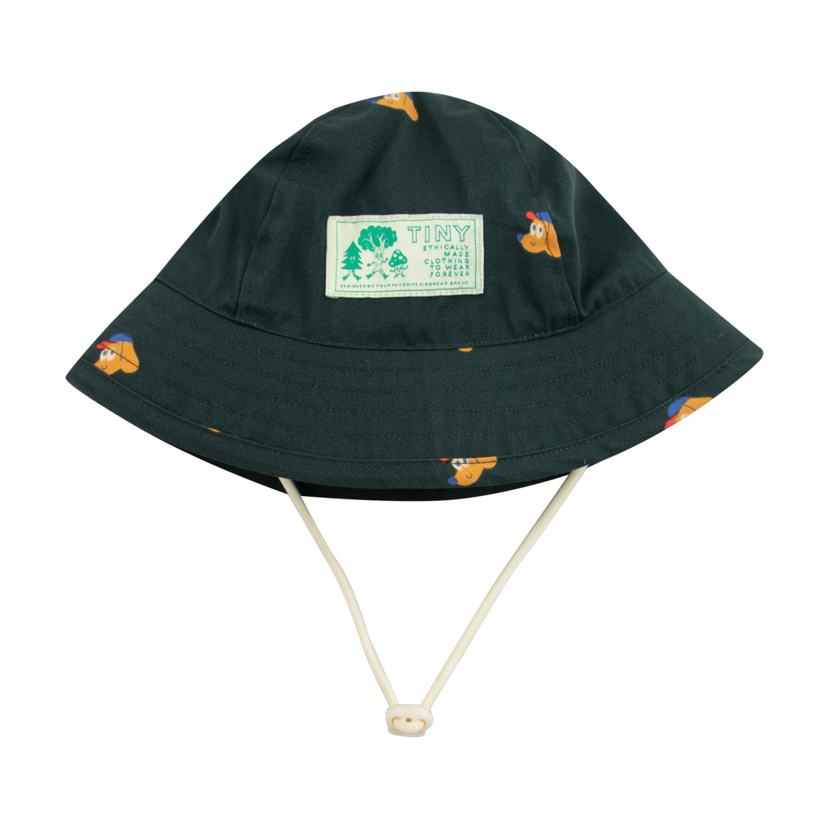 Boys & Girls Blue Printed Bucket Hat